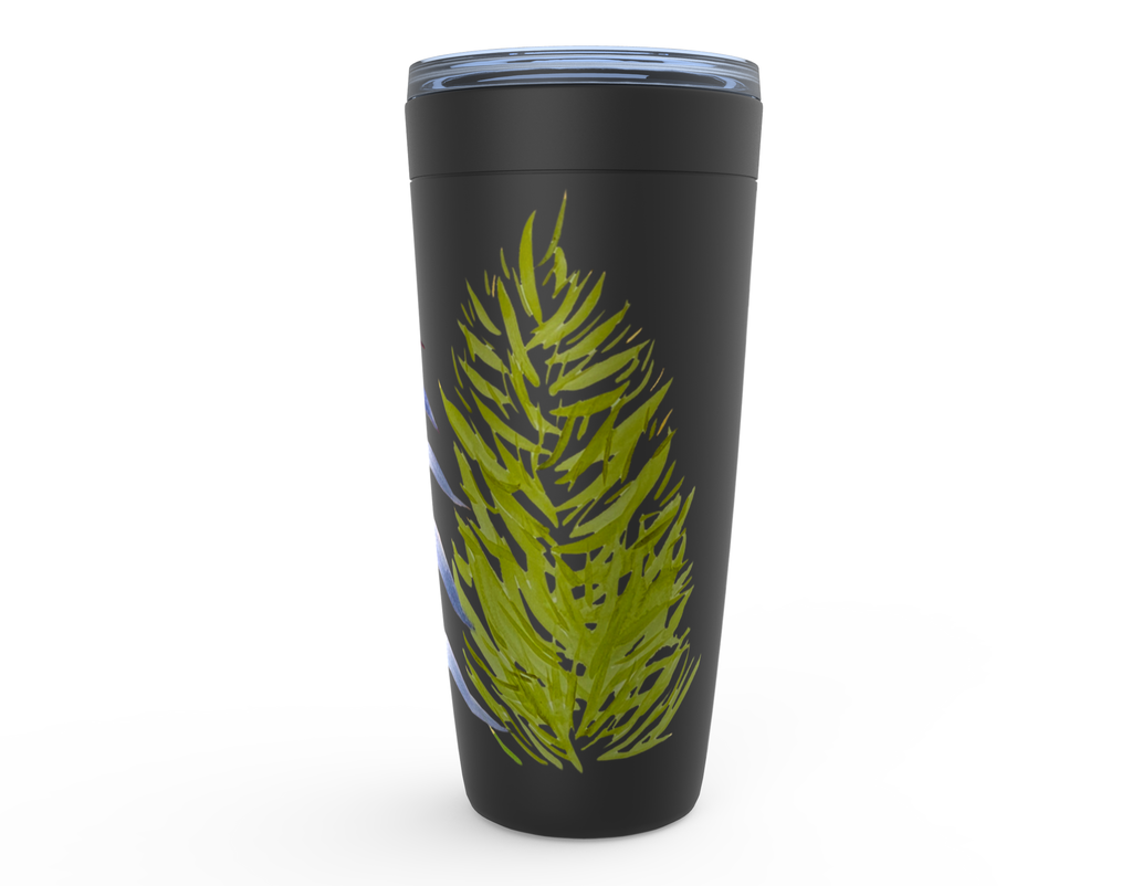 Three Pines Holiday Tumblers | Christmas Trees Travel Mug | Insulated Viking Tumblers Gifts