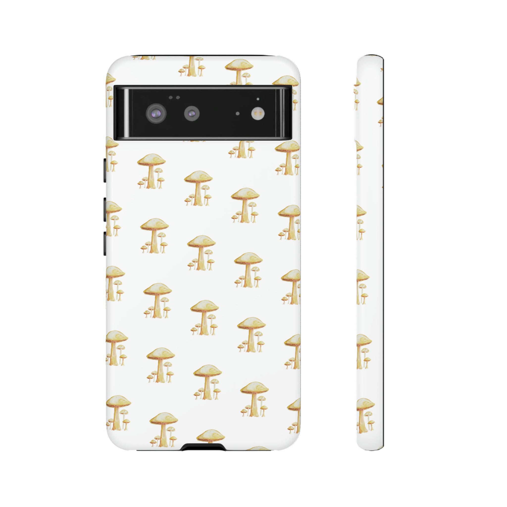 Golden Yellow Mushrooms on Cell Phone Cases | Tough Cases