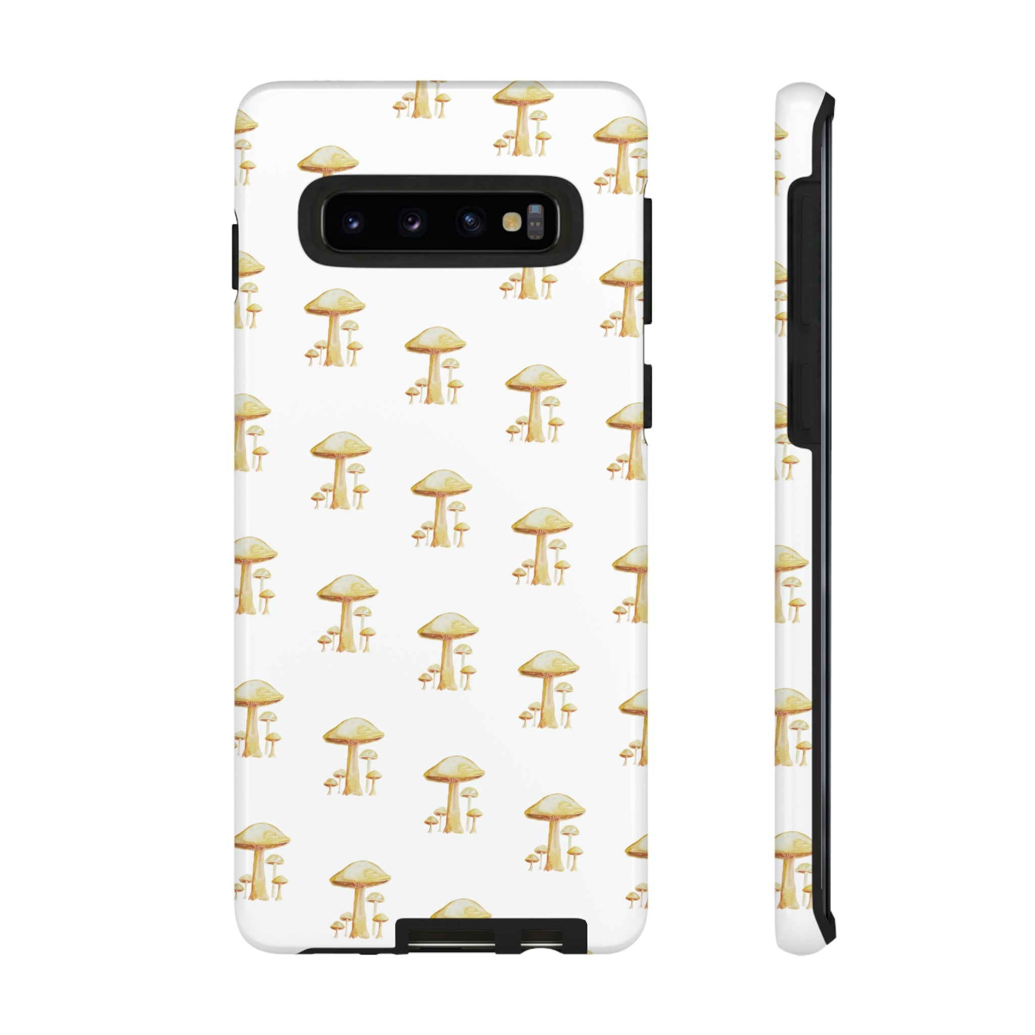 Golden Yellow Mushrooms on Cell Phone Cases | Tough Cases