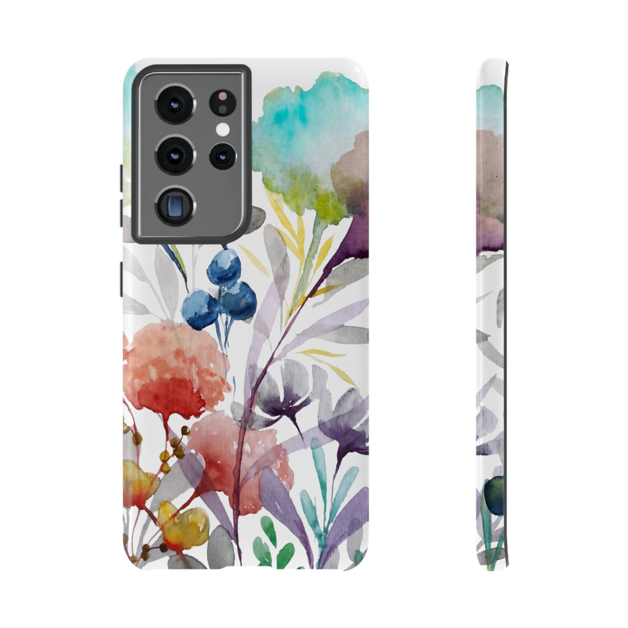 Modern Boho Flowers II on Cell Phone Cases | Tough Cases