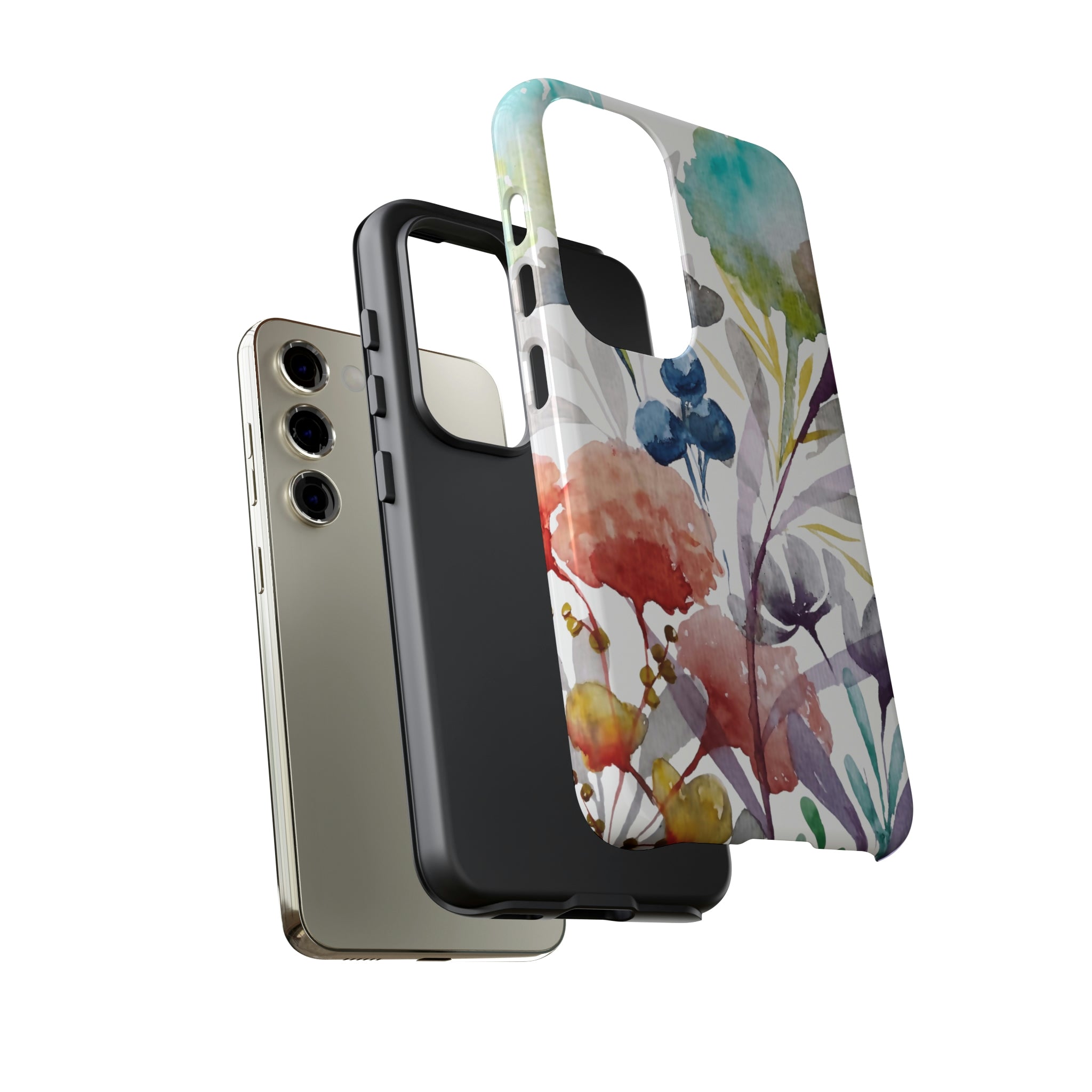 Modern Boho Flowers II on Cell Phone Cases | Tough Cases