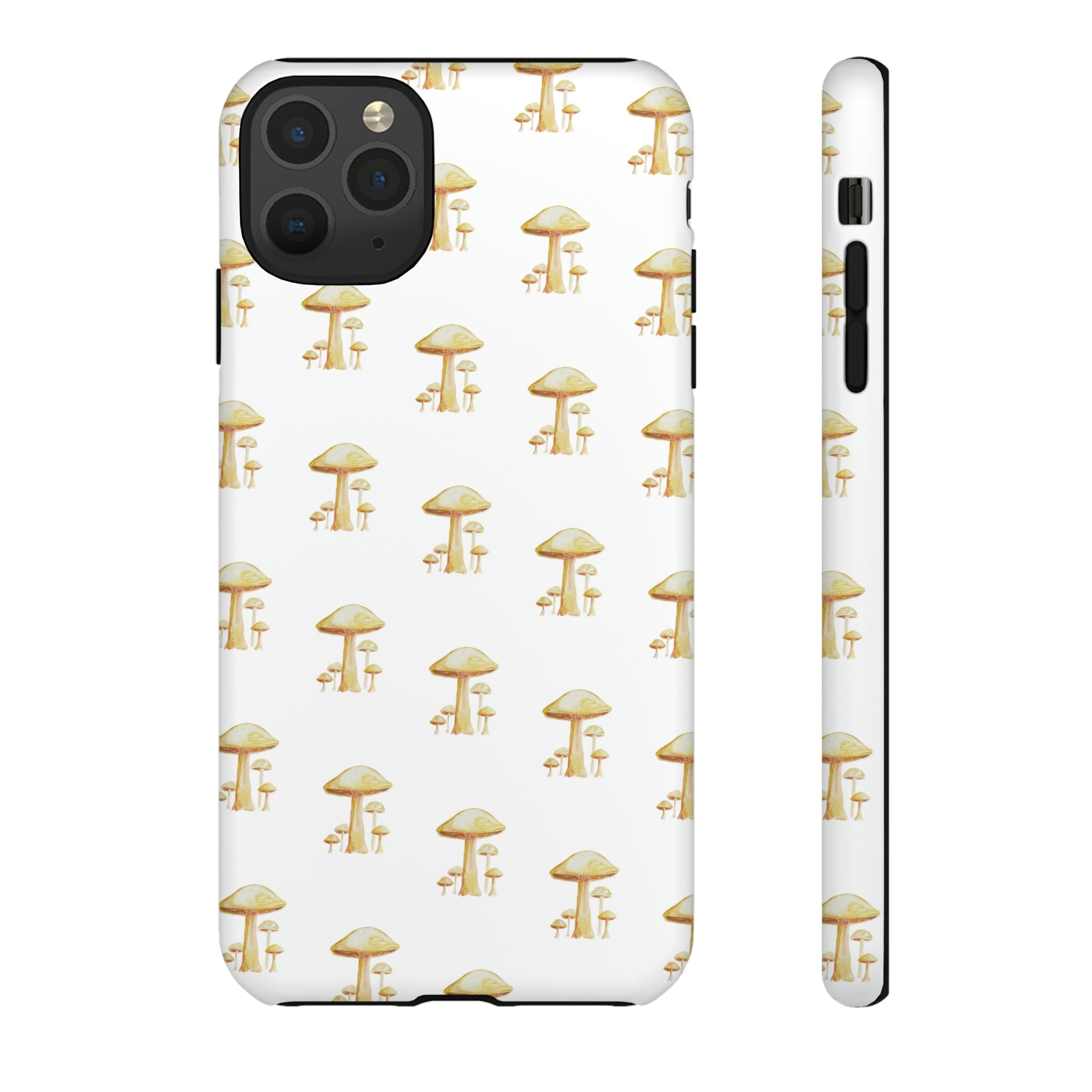 Golden Yellow Mushrooms on Cell Phone Cases | Tough Cases