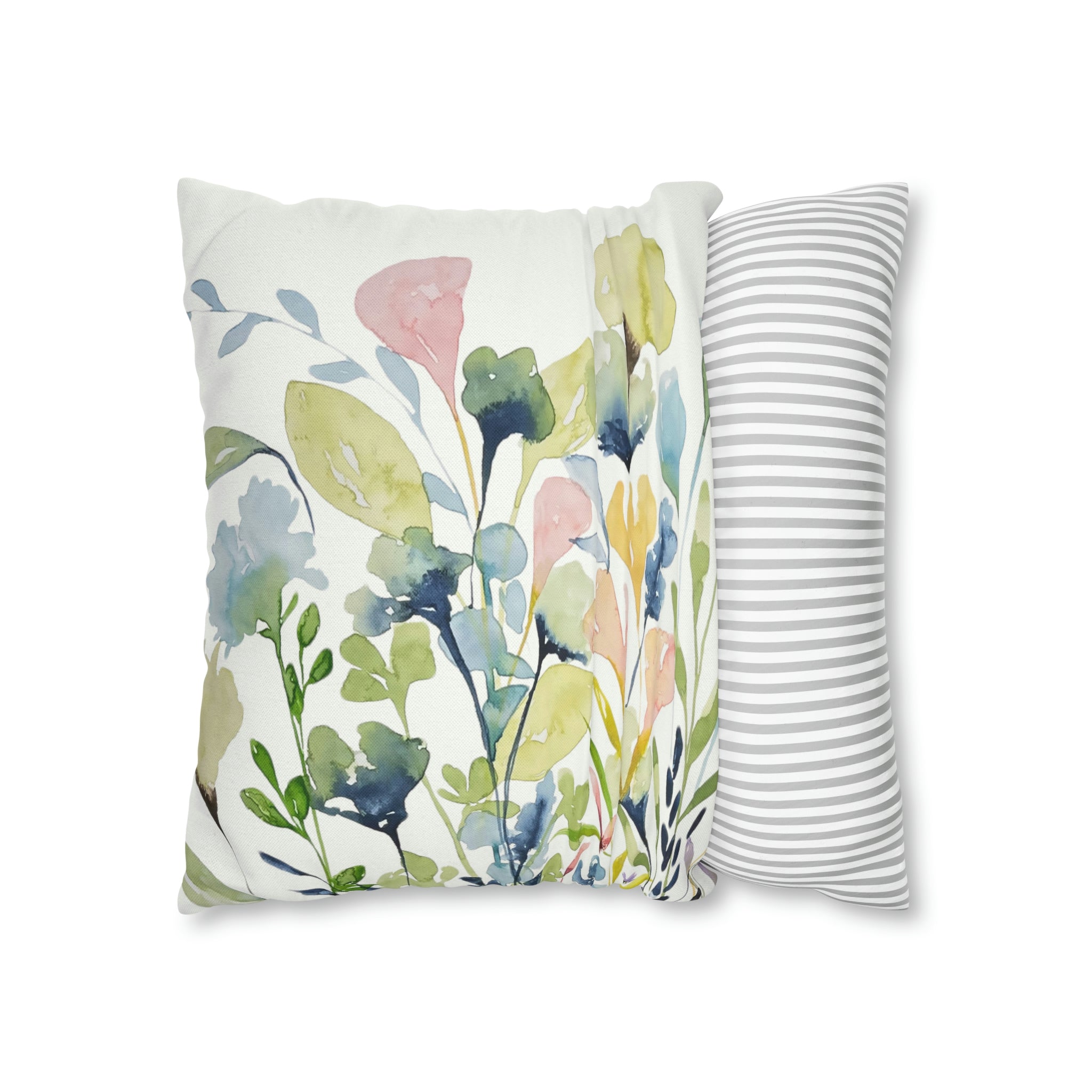 Prairie Wildflowers #2 Botanical Garden Print on Throw Pillow Cover