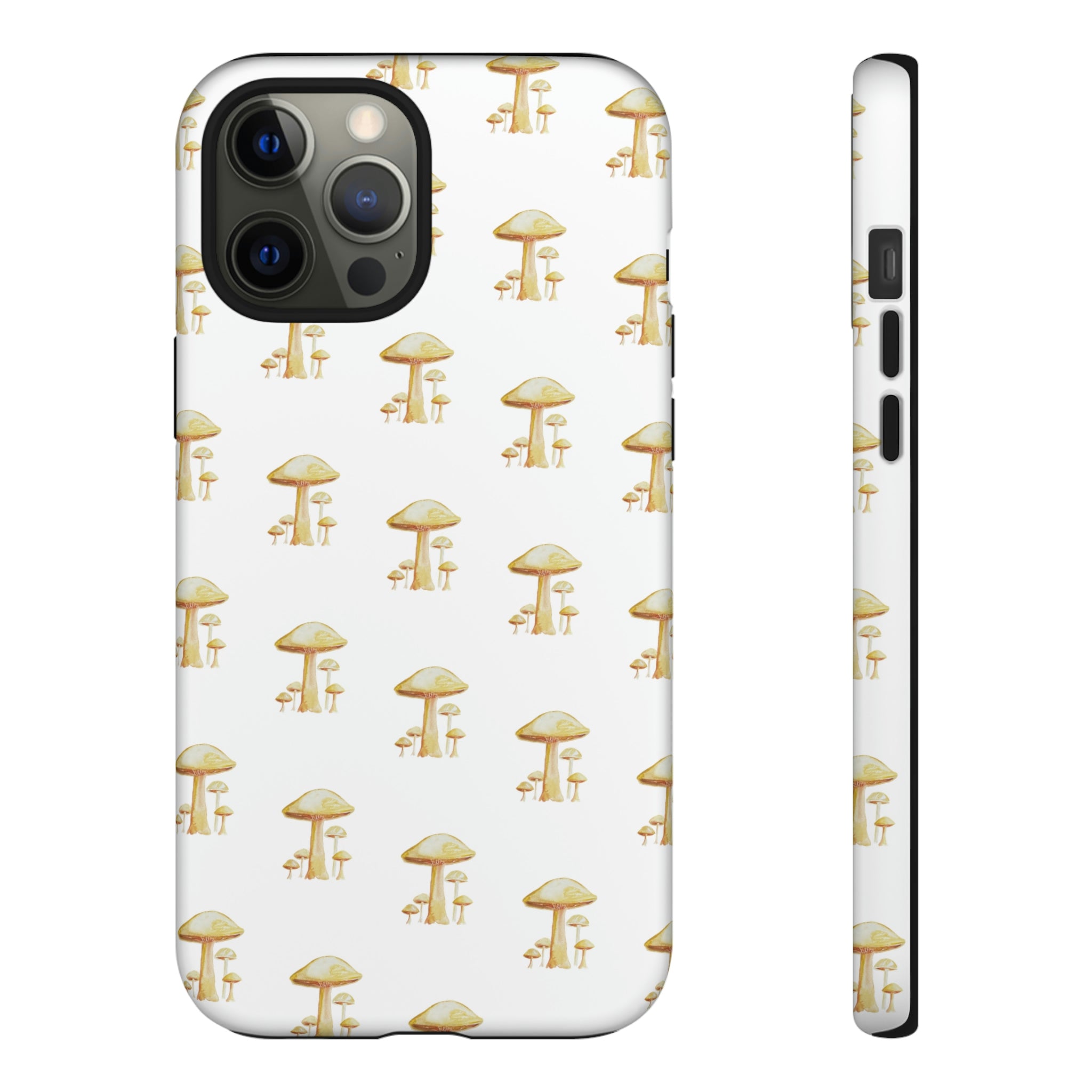 Golden Yellow Mushrooms on Cell Phone Cases | Tough Cases