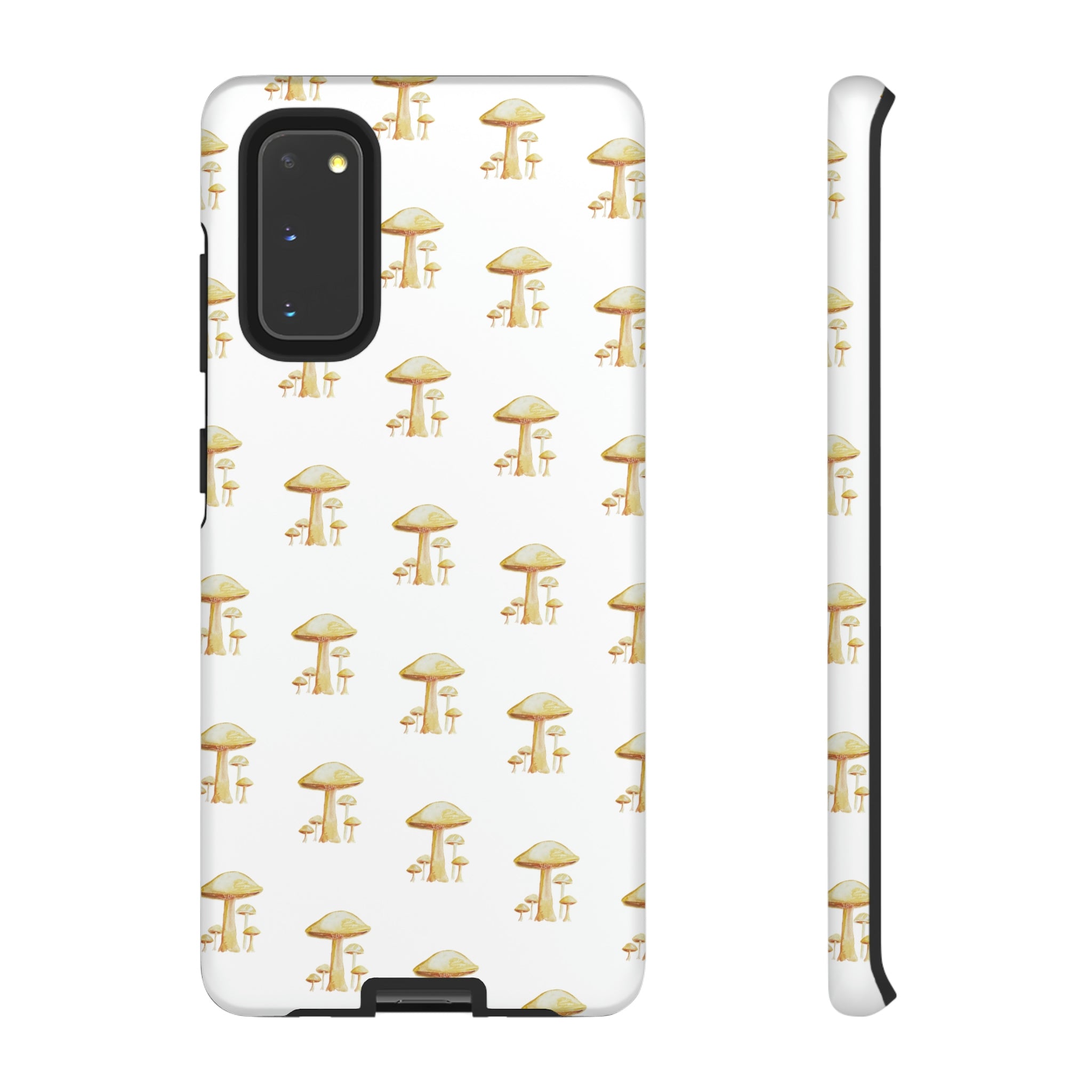 Golden Yellow Mushrooms on Cell Phone Cases | Tough Cases