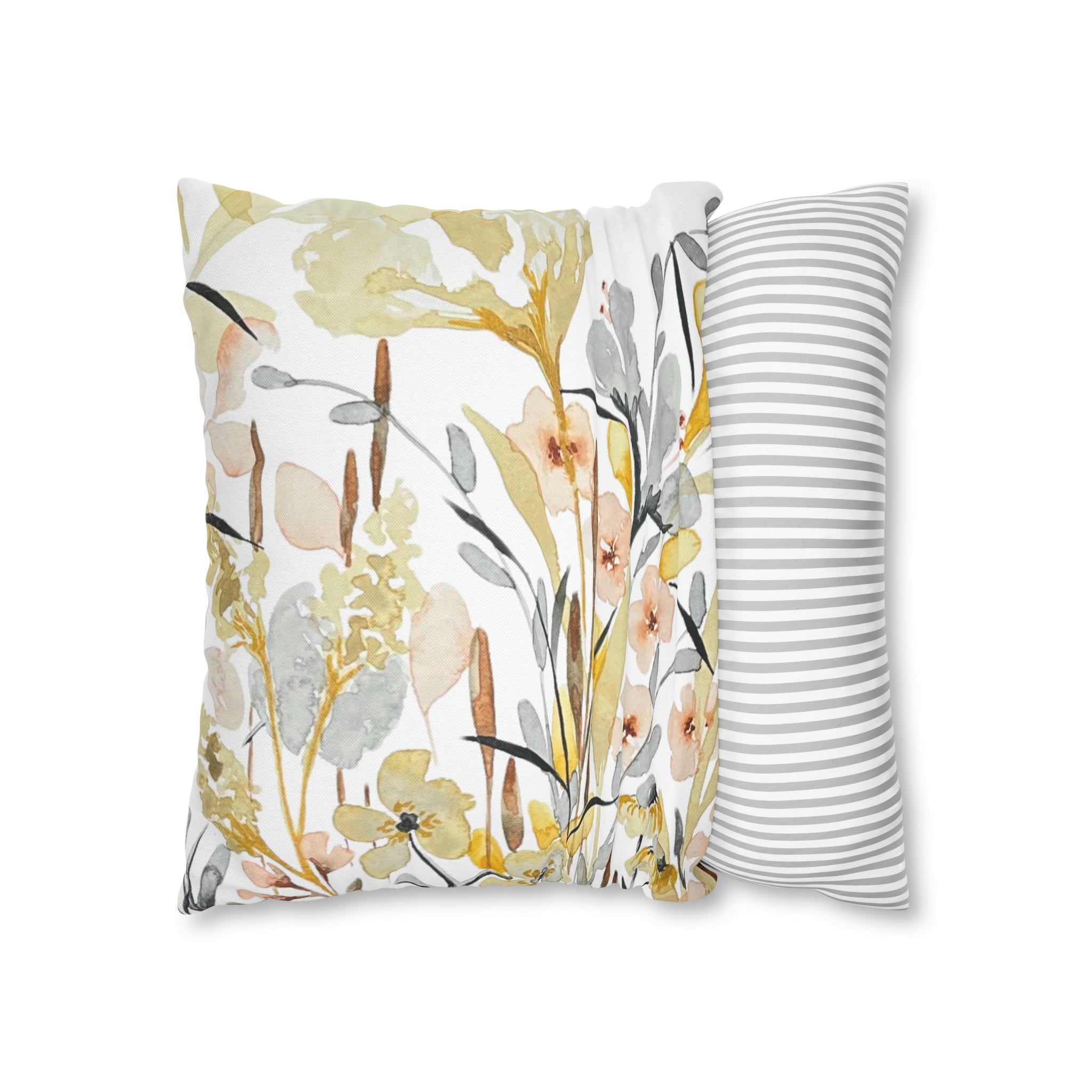 Soflora Botanical Garden Print on Throw Pillow Cover