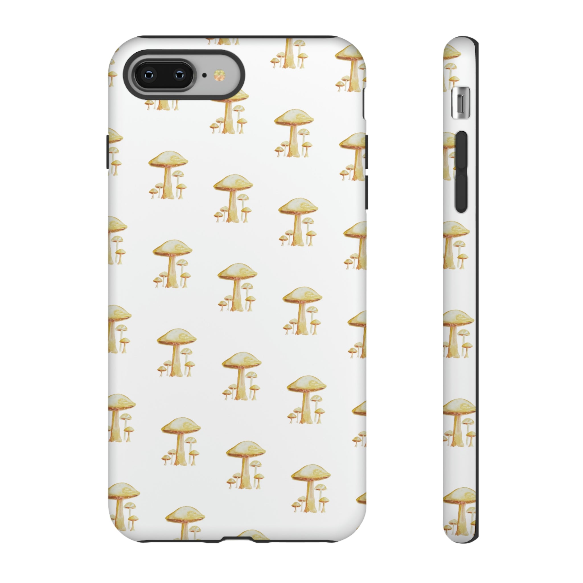 Golden Yellow Mushrooms on Cell Phone Cases | Tough Cases