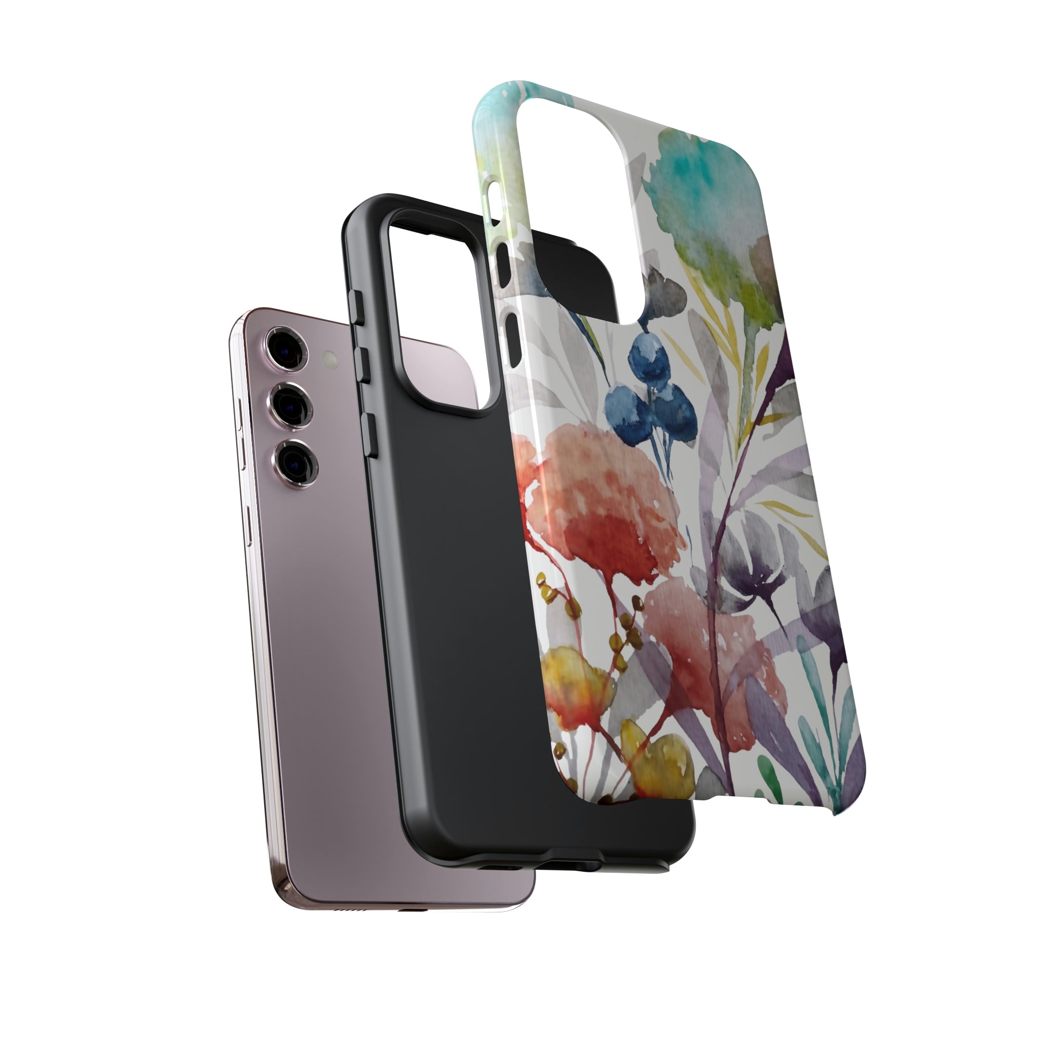 Modern Boho Flowers II on Cell Phone Cases | Tough Cases