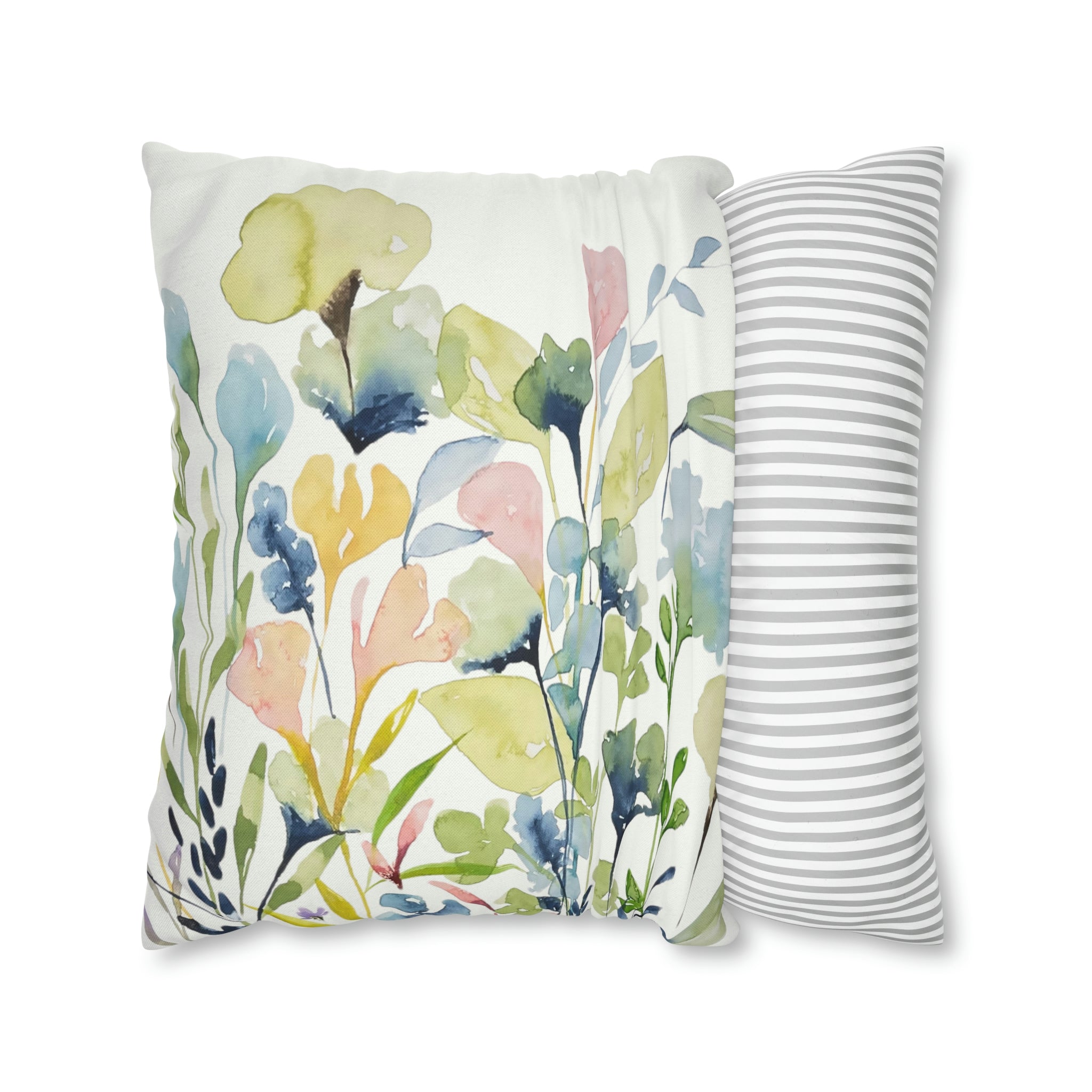 Prairie Wildflowers #2 Botanical Garden Print on Throw Pillow Cover