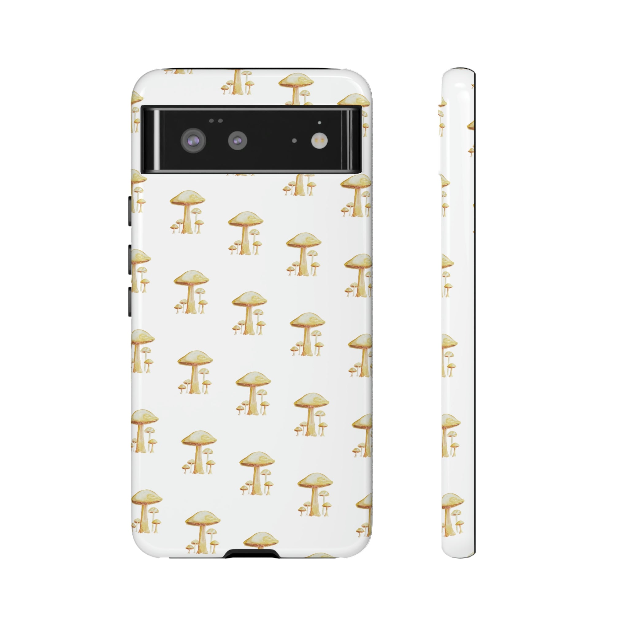 Golden Yellow Mushrooms on Cell Phone Cases | Tough Cases