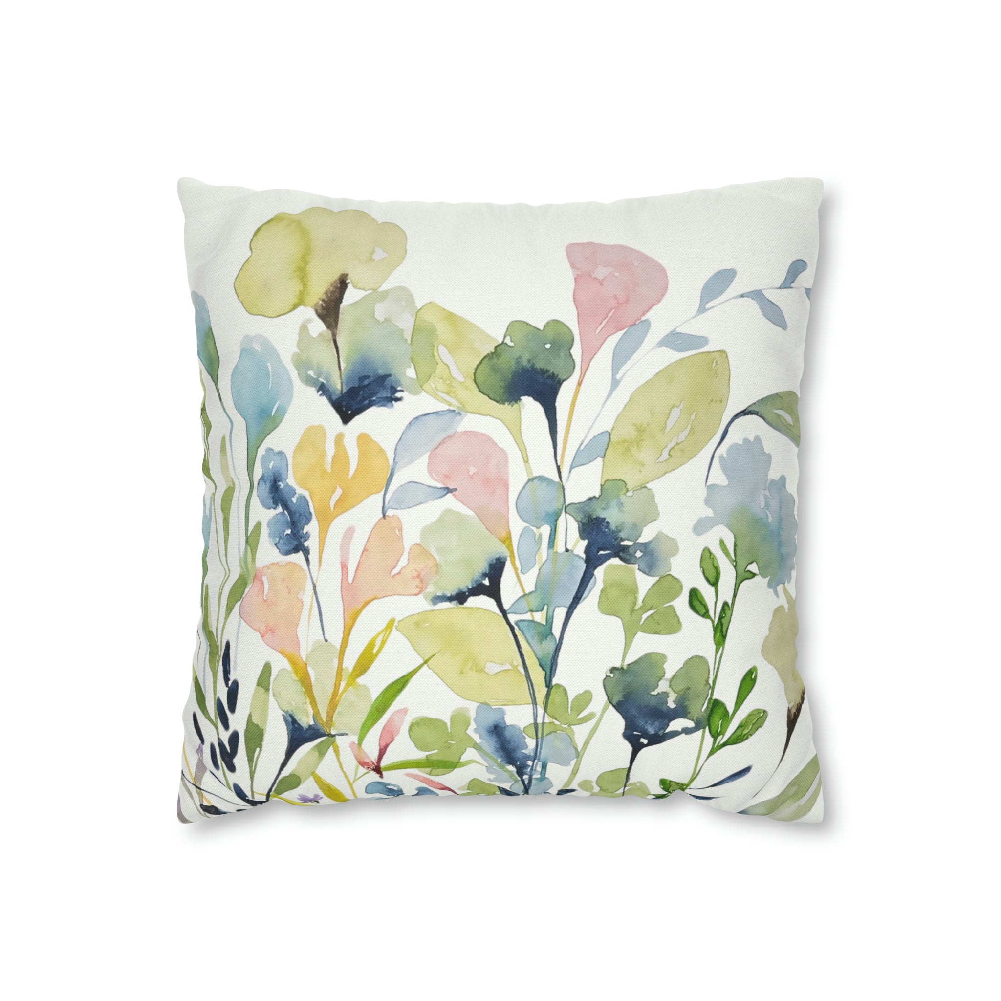 Prairie Wildflowers #2 Botanical Garden Print on Throw Pillow Cover