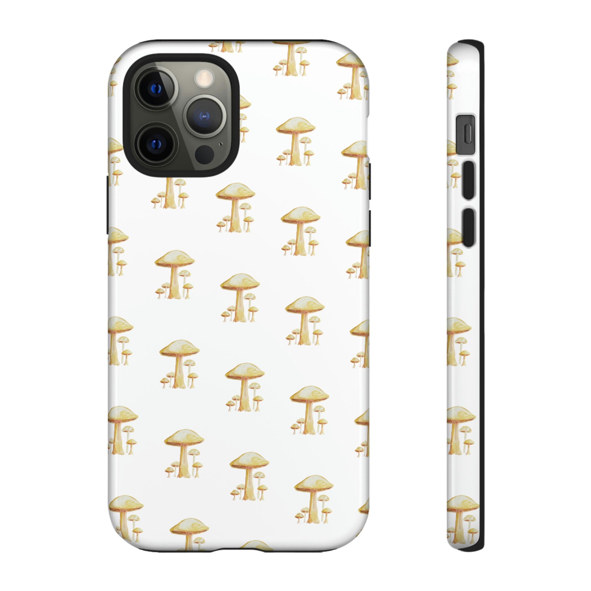 Golden Yellow Mushrooms on Cell Phone Cases | Tough Cases