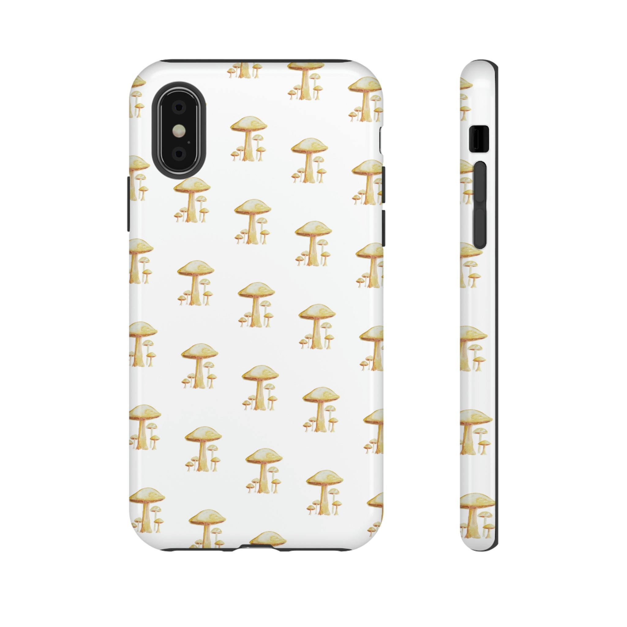 Golden Yellow Mushrooms on Cell Phone Cases | Tough Cases