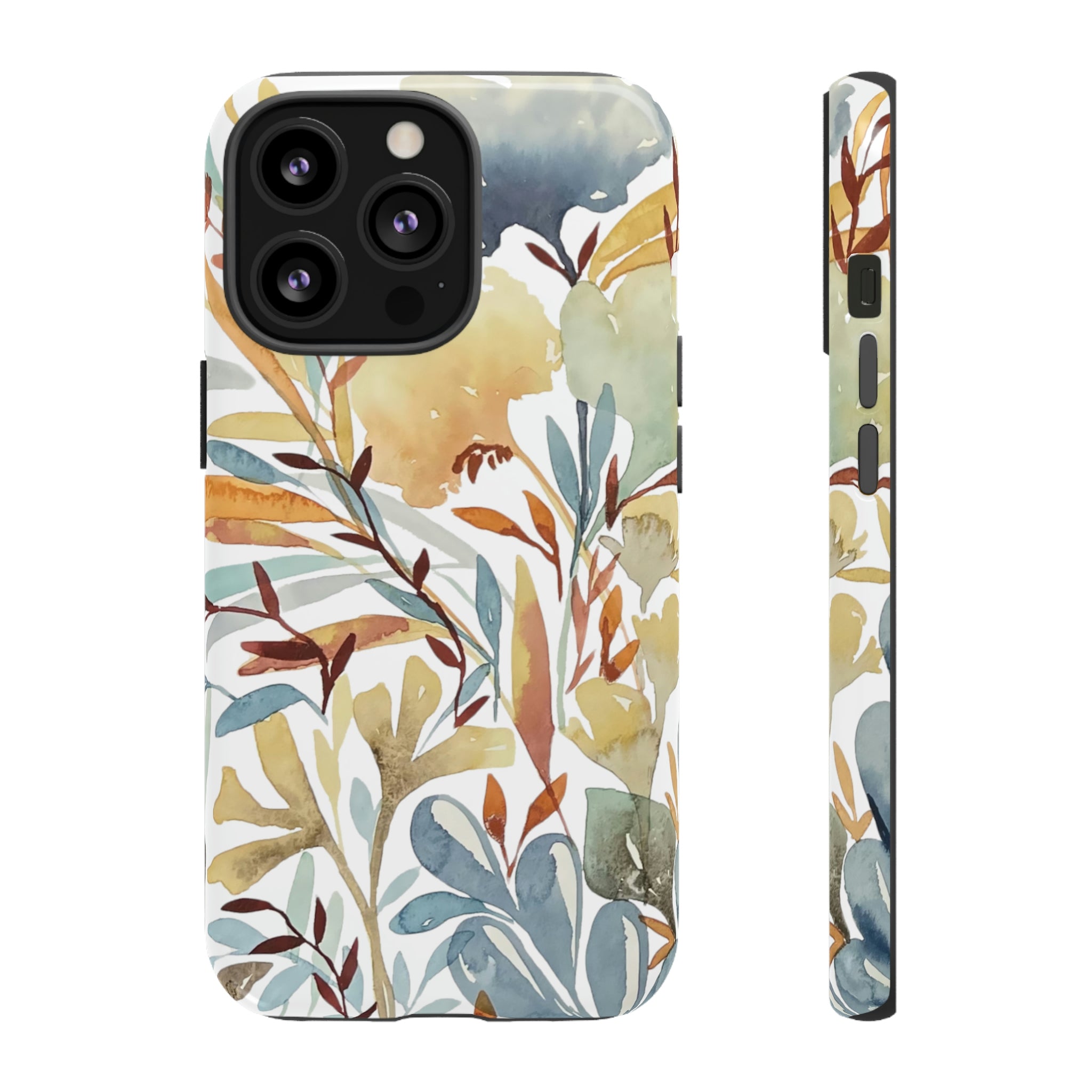 Autumn Garden Botanical Print on Cell Phone Cases | Apple iPhone, Samsung Galaxy, Google Pixel