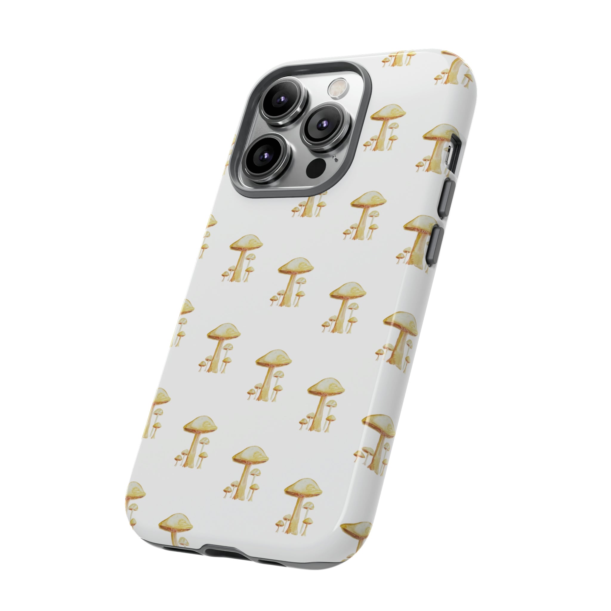 Golden Yellow Mushrooms on Cell Phone Cases | Tough Cases