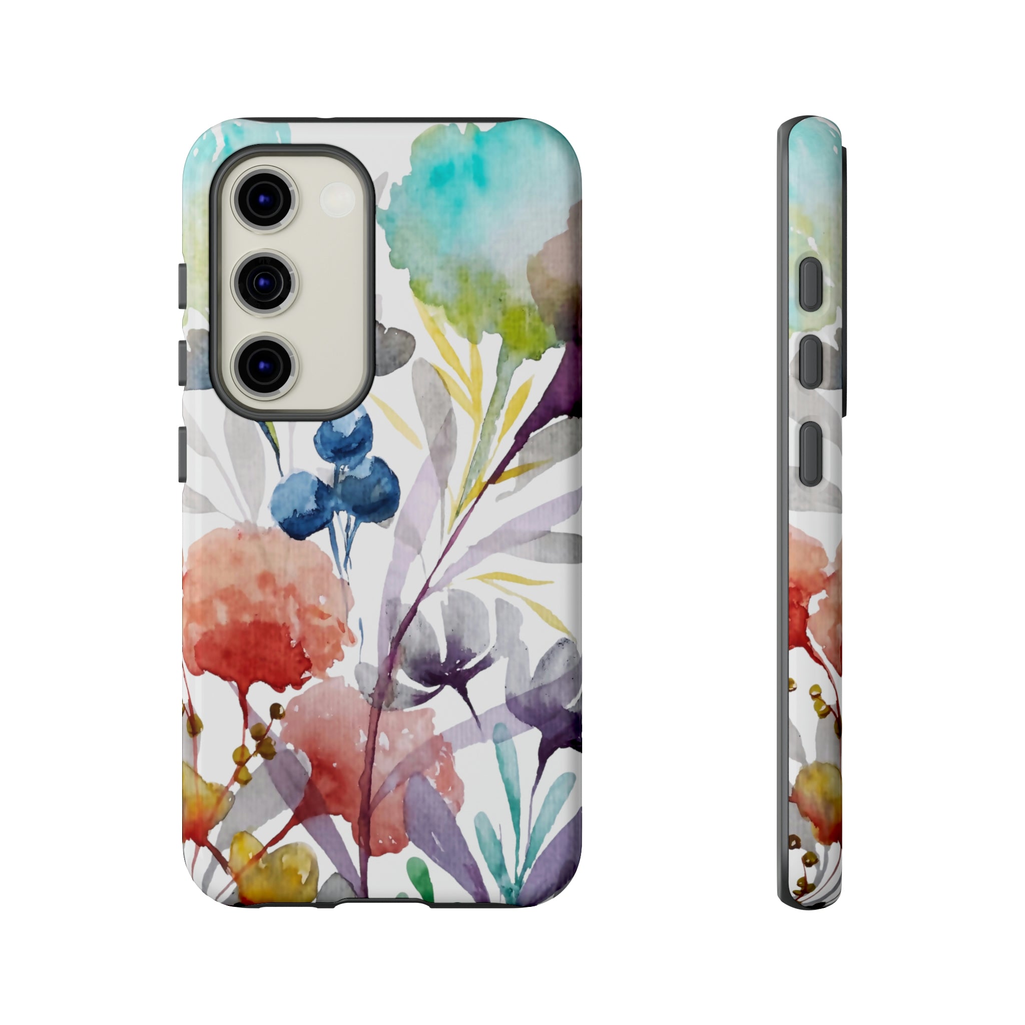 Modern Boho Flowers II on Cell Phone Cases | Tough Cases