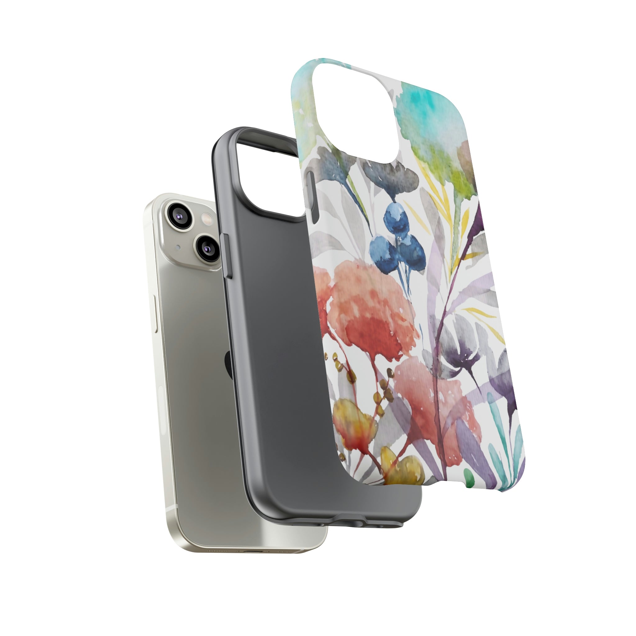 Modern Boho Flowers II on Cell Phone Cases | Tough Cases