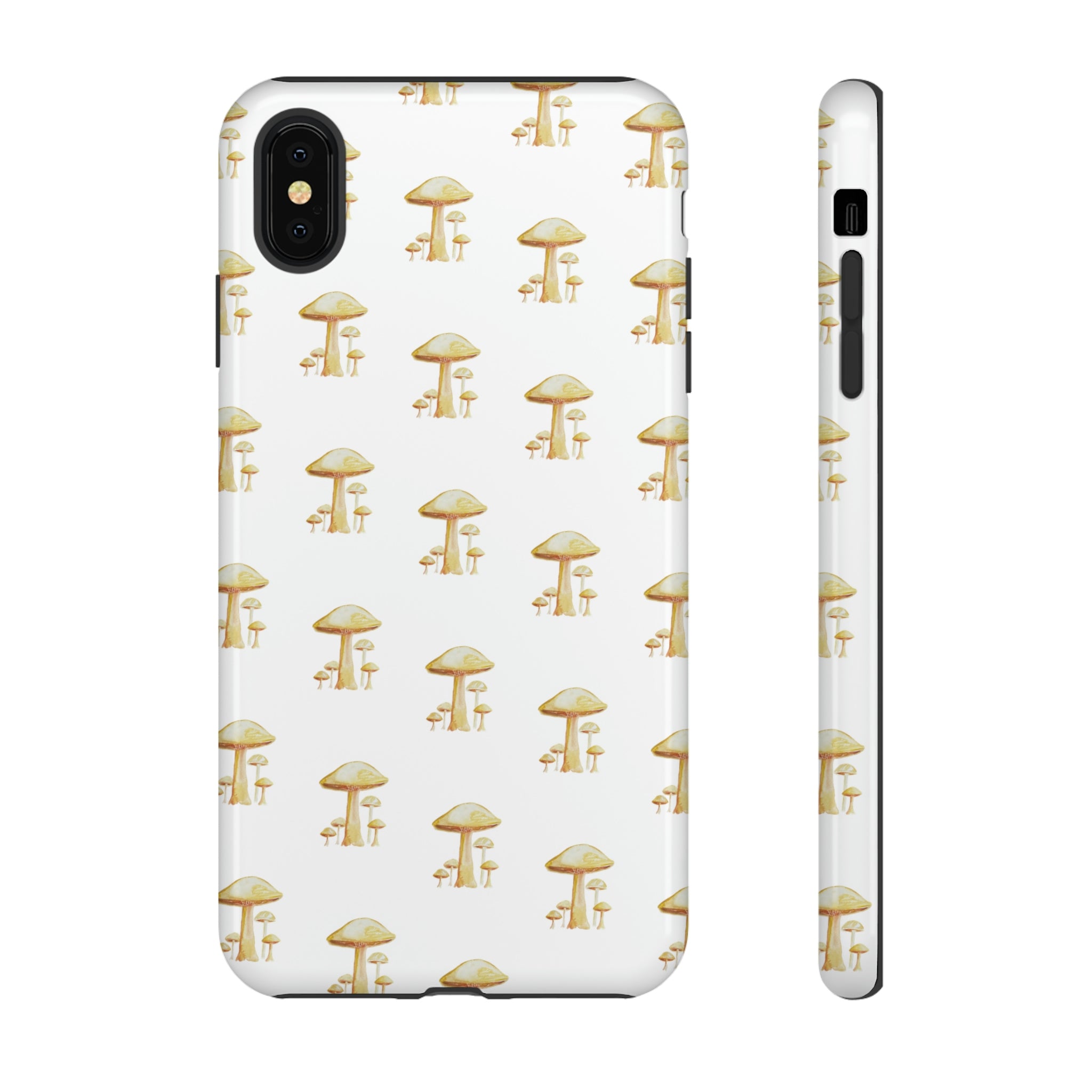 Golden Yellow Mushrooms on Cell Phone Cases | Tough Cases