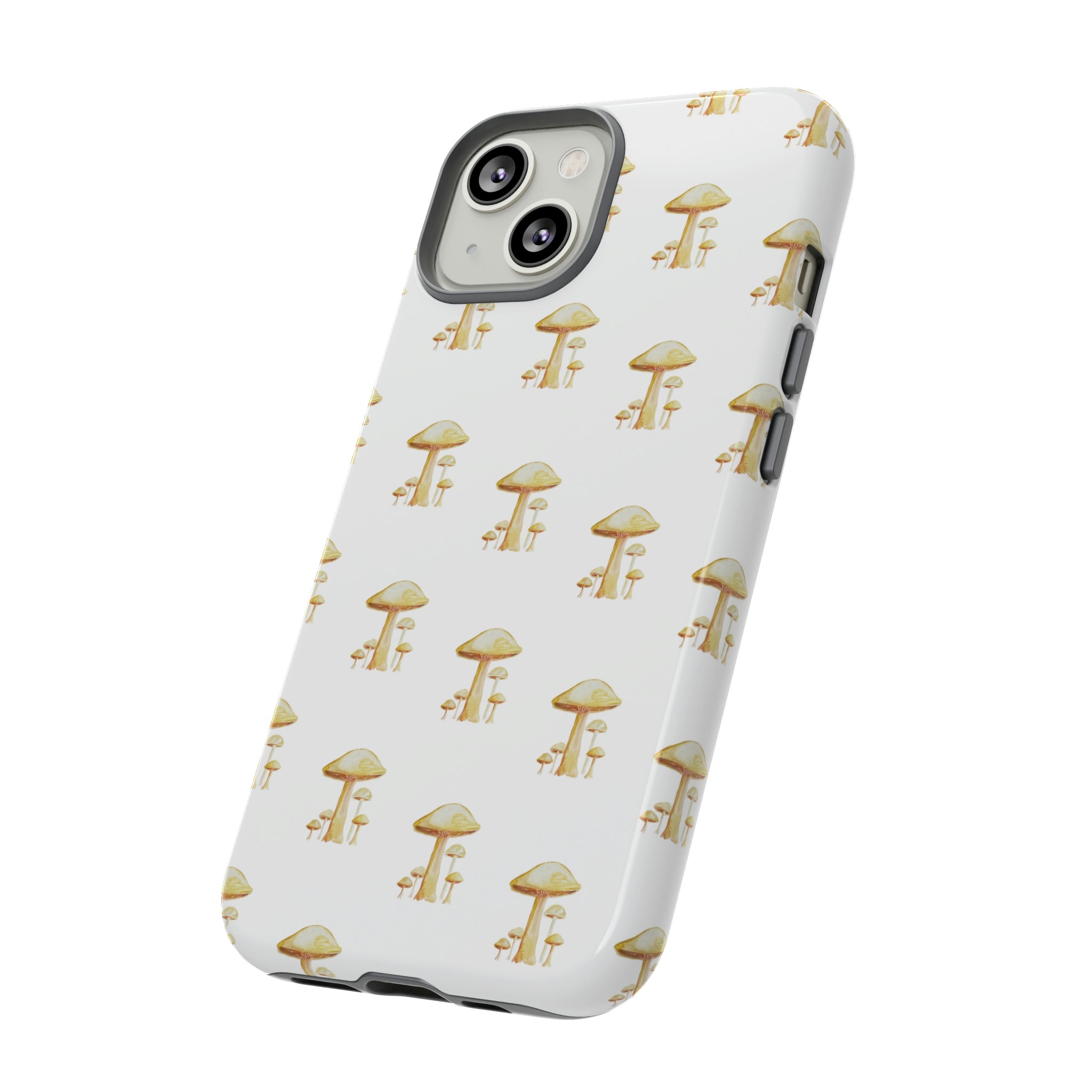 Golden Yellow Mushrooms on Cell Phone Cases | Tough Cases