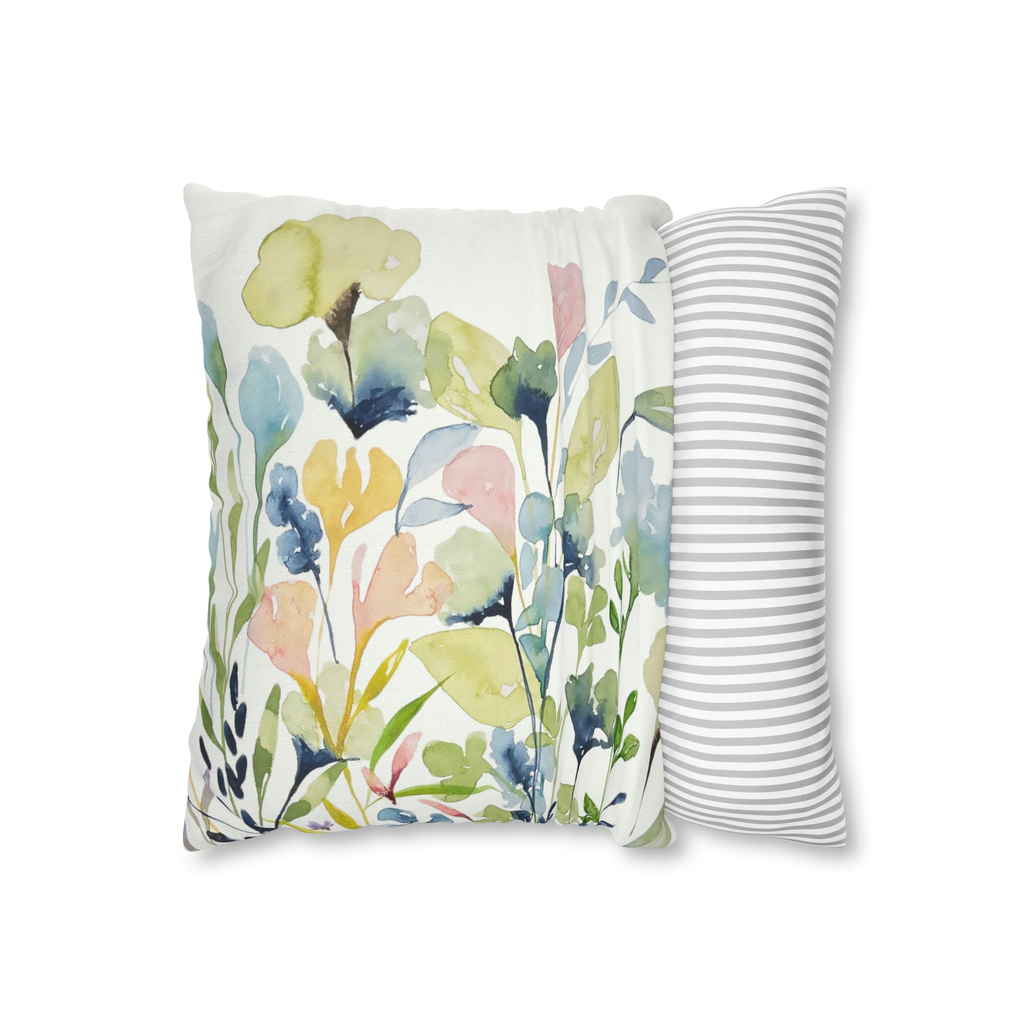 Prairie Wildflowers #2 Botanical Garden Print on Throw Pillow Cover