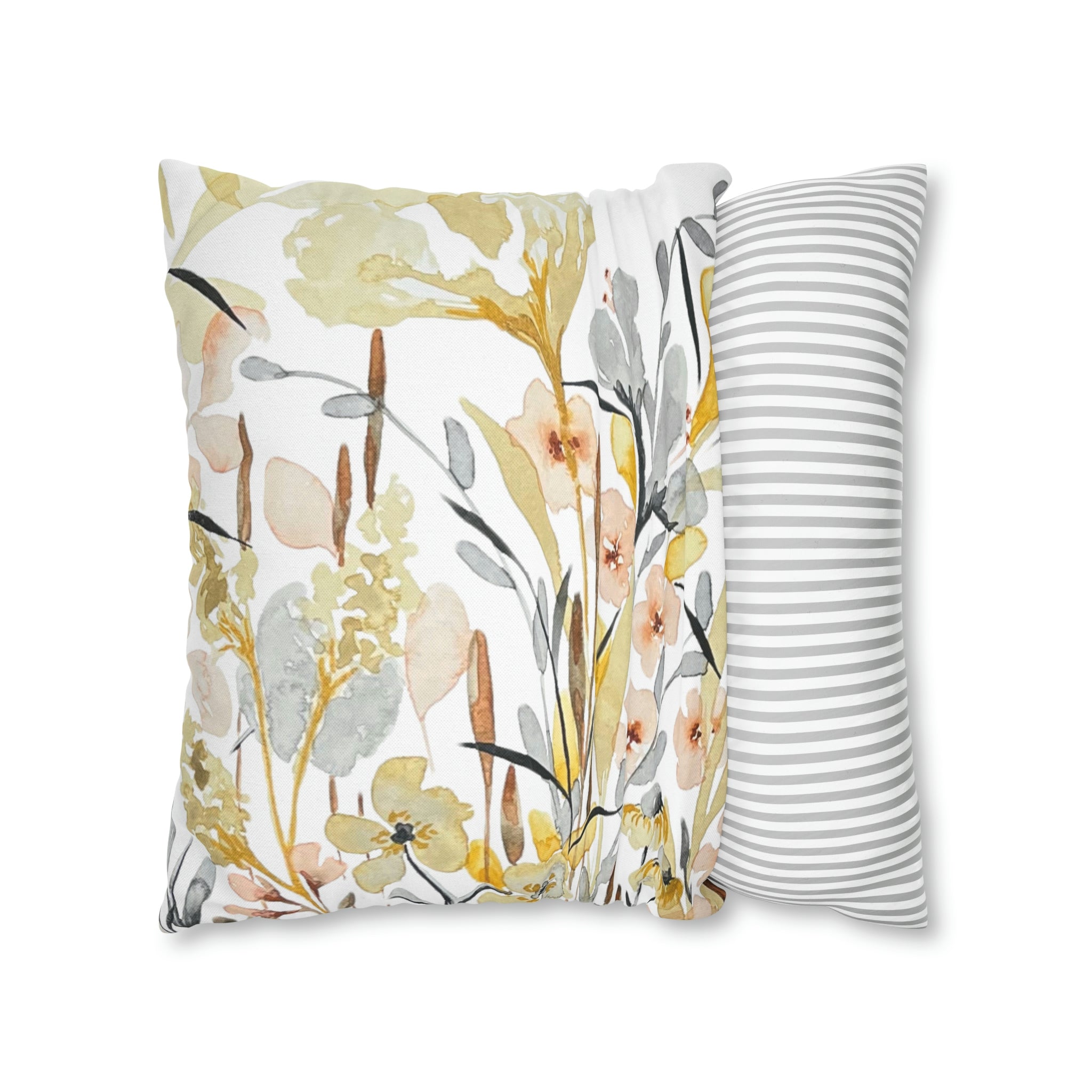 Soflora Botanical Garden Print on Throw Pillow Cover