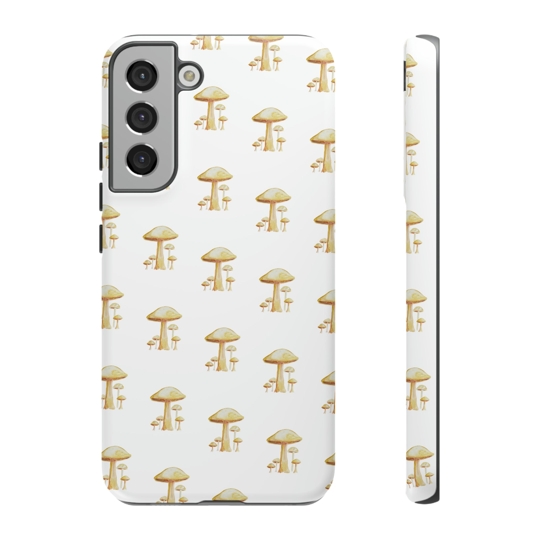 Golden Yellow Mushrooms on Cell Phone Cases | Tough Cases