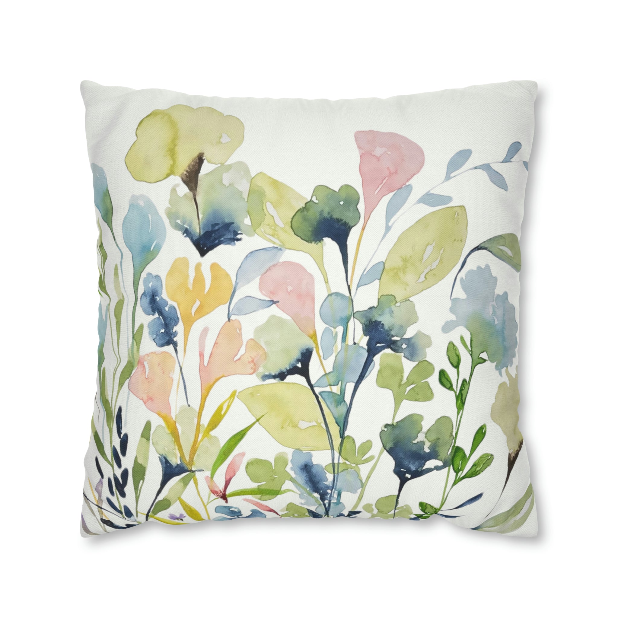 Prairie Wildflowers #2 Botanical Garden Print on Throw Pillow Cover