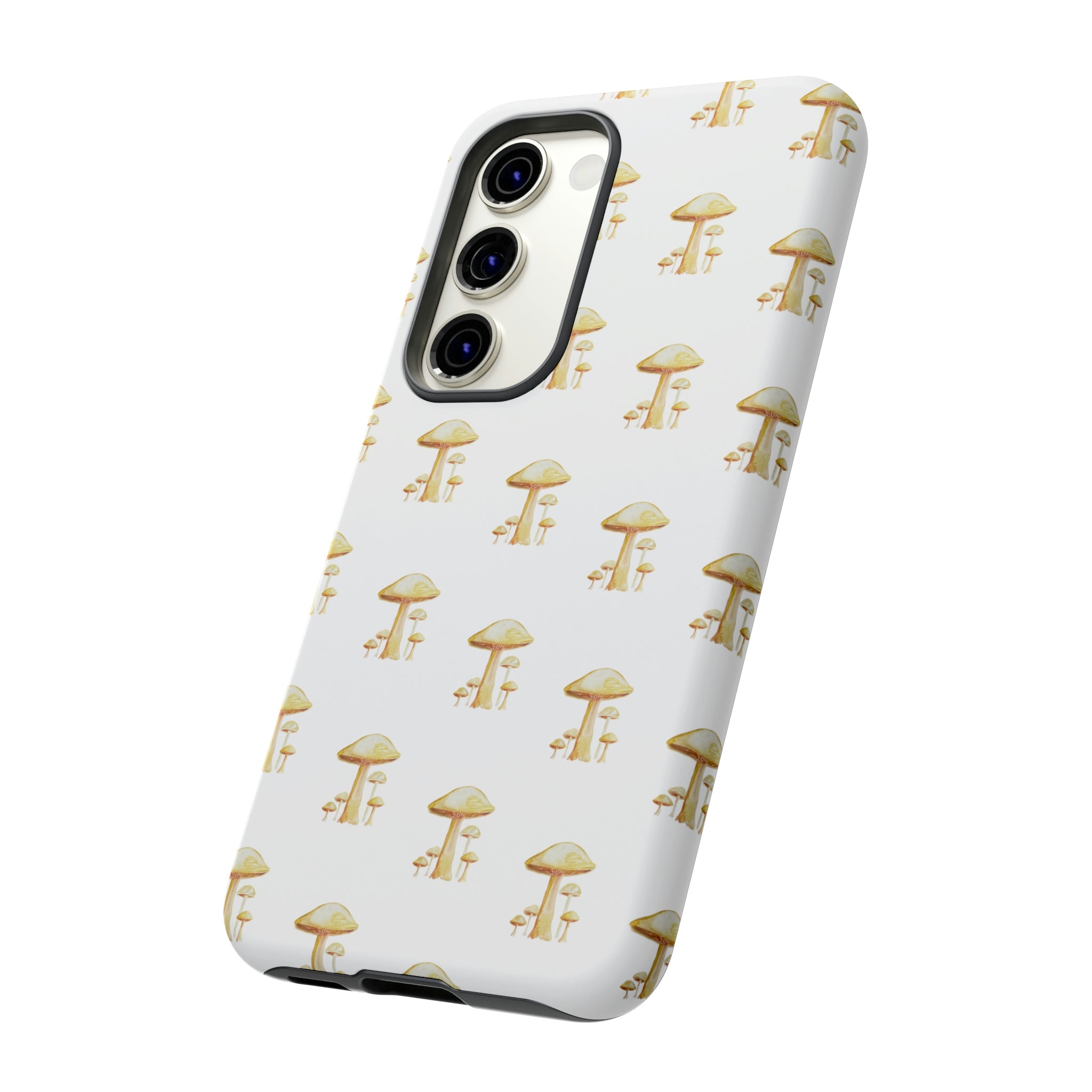 Golden Yellow Mushrooms on Cell Phone Cases | Tough Cases