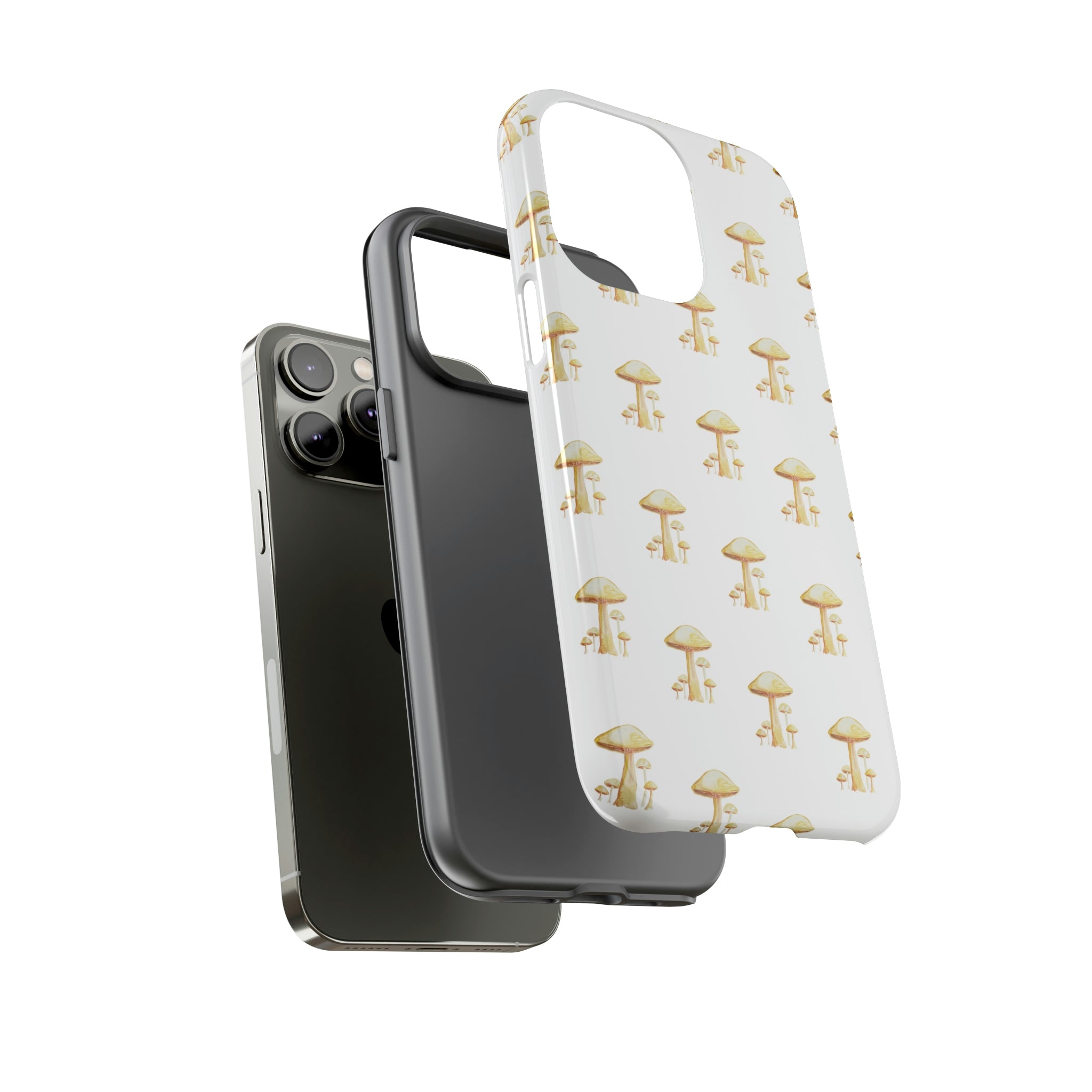 Golden Yellow Mushrooms on Cell Phone Cases | Tough Cases