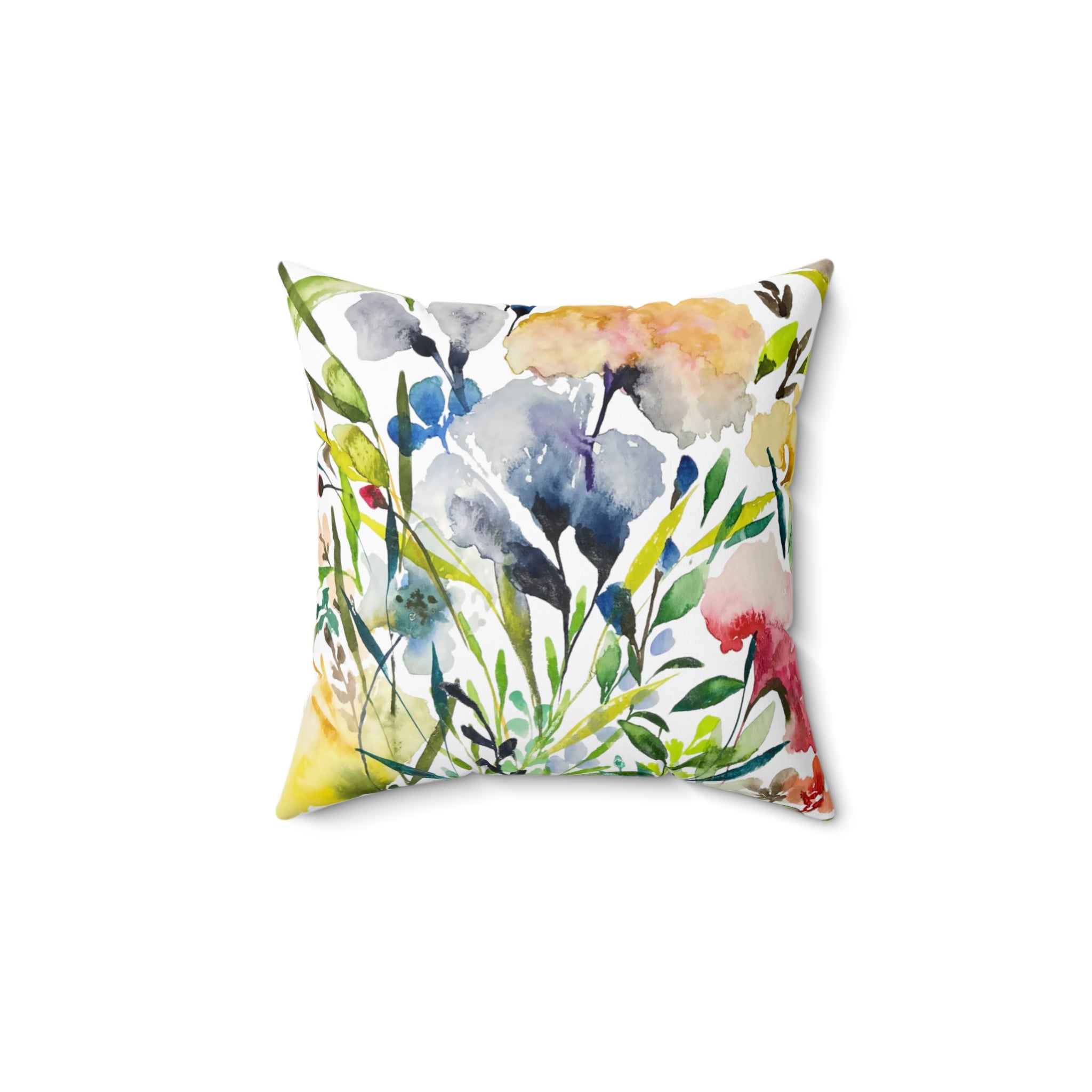 Flowers #4 Botanical Print on Throw Pillow Cover