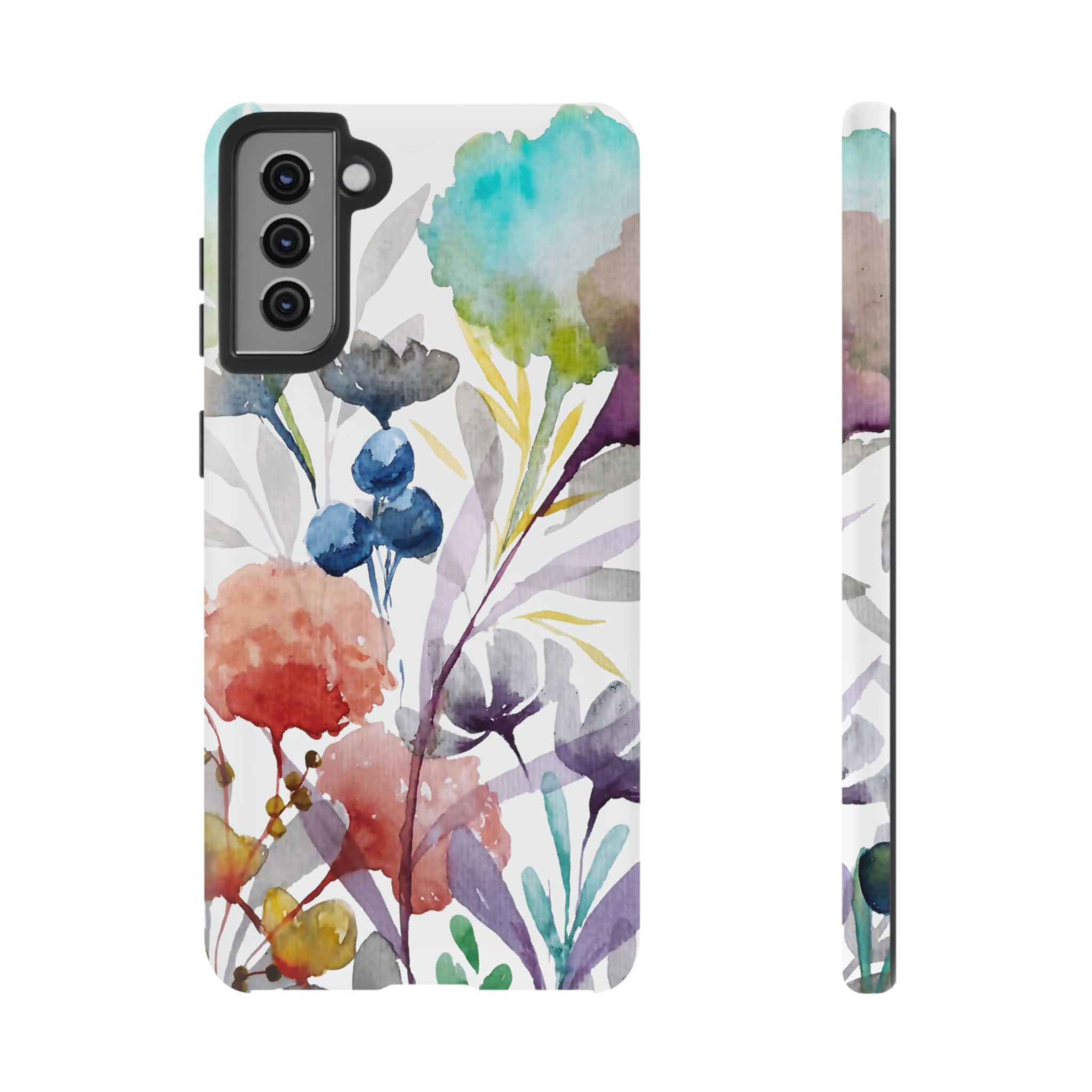 Modern Boho Flowers II on Cell Phone Cases | Tough Cases