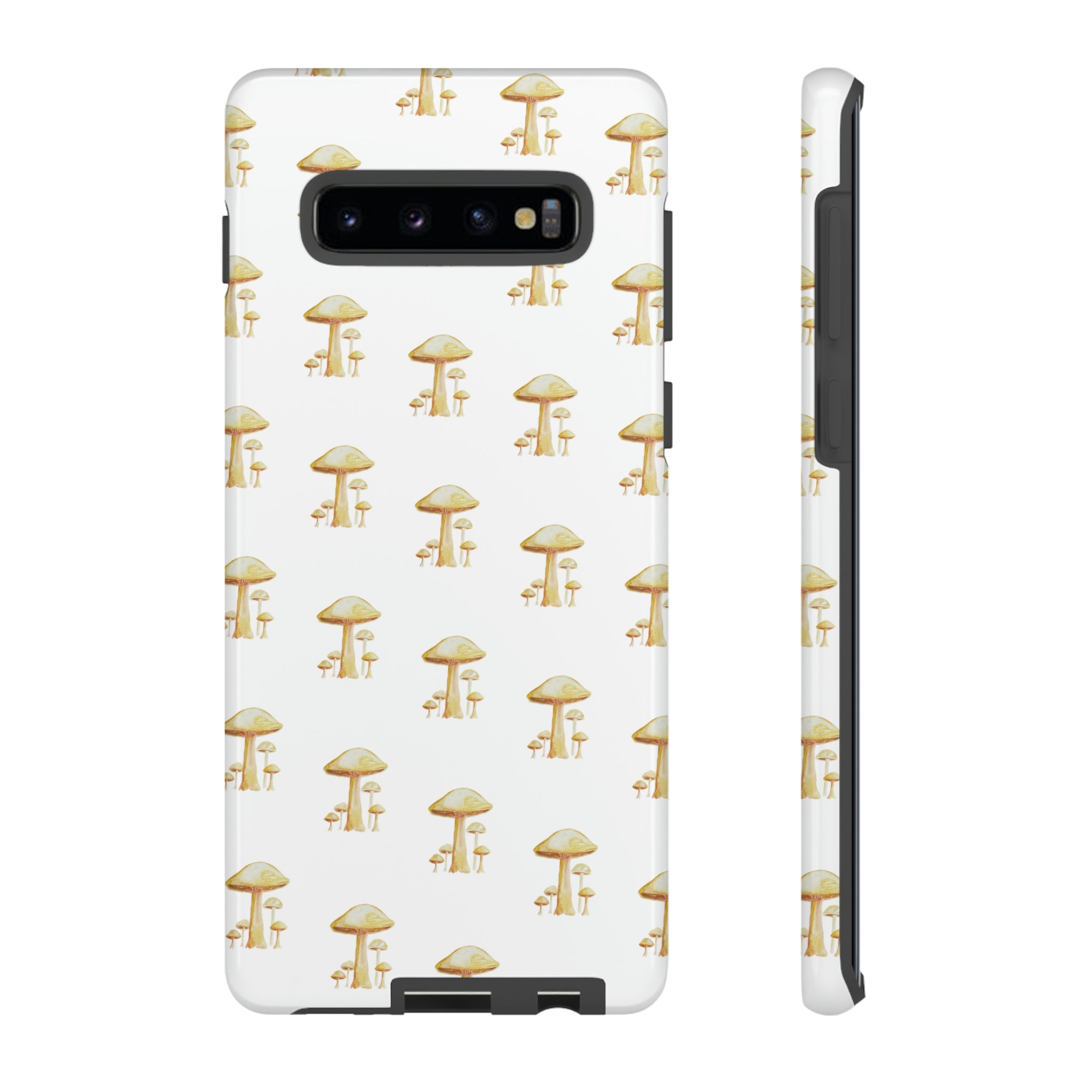 Golden Yellow Mushrooms on Cell Phone Cases | Tough Cases