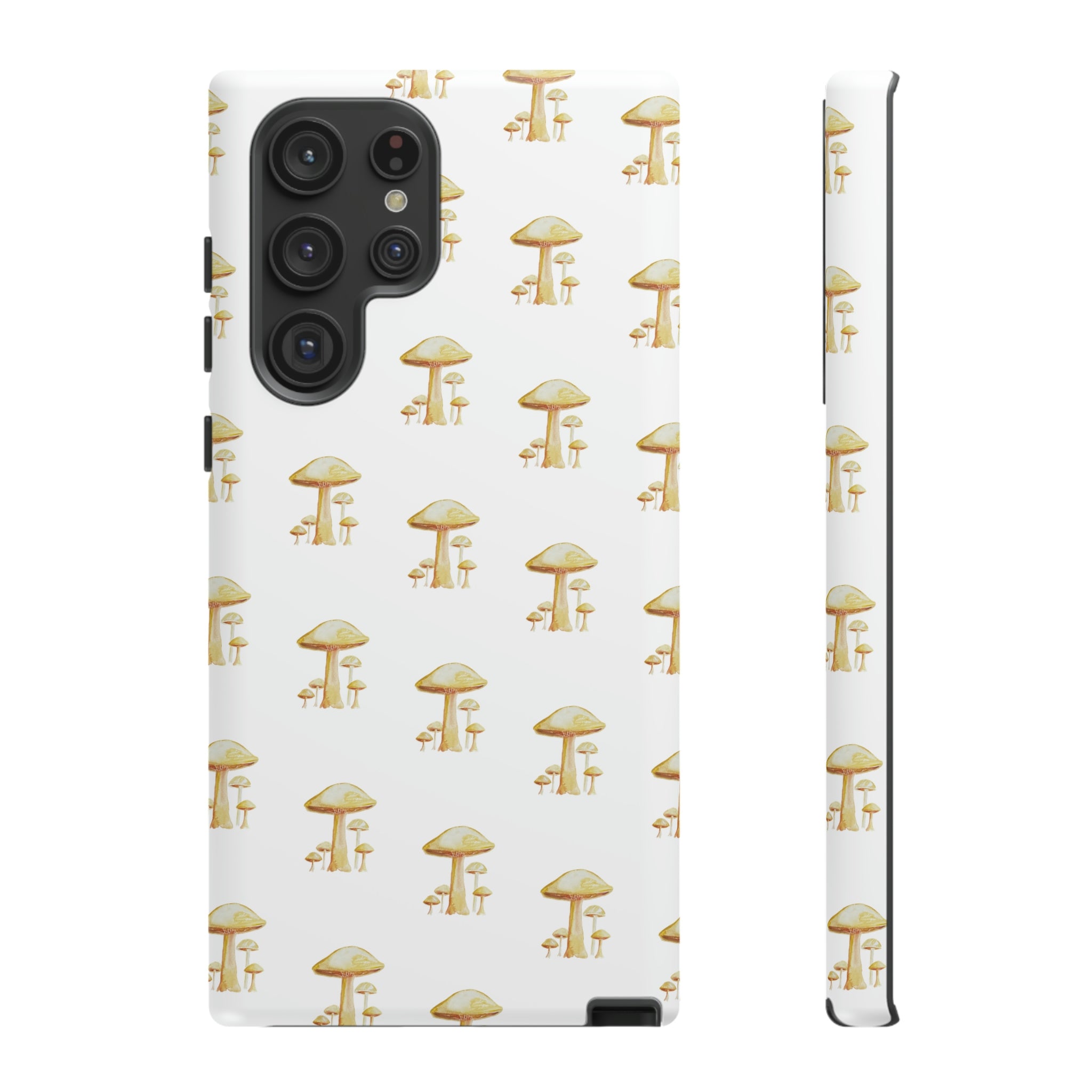 Golden Yellow Mushrooms on Cell Phone Cases | Tough Cases