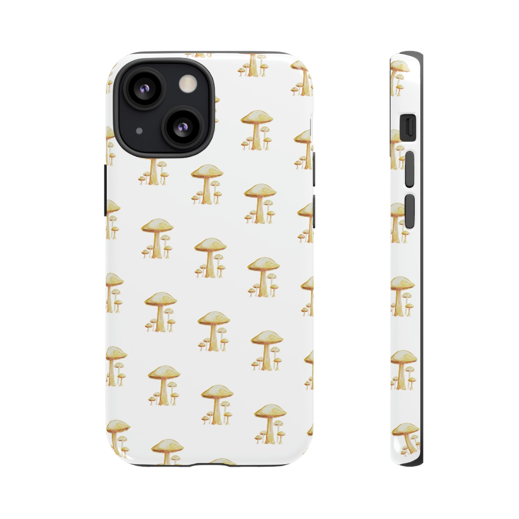 Golden Yellow Mushrooms on Cell Phone Cases | Tough Cases