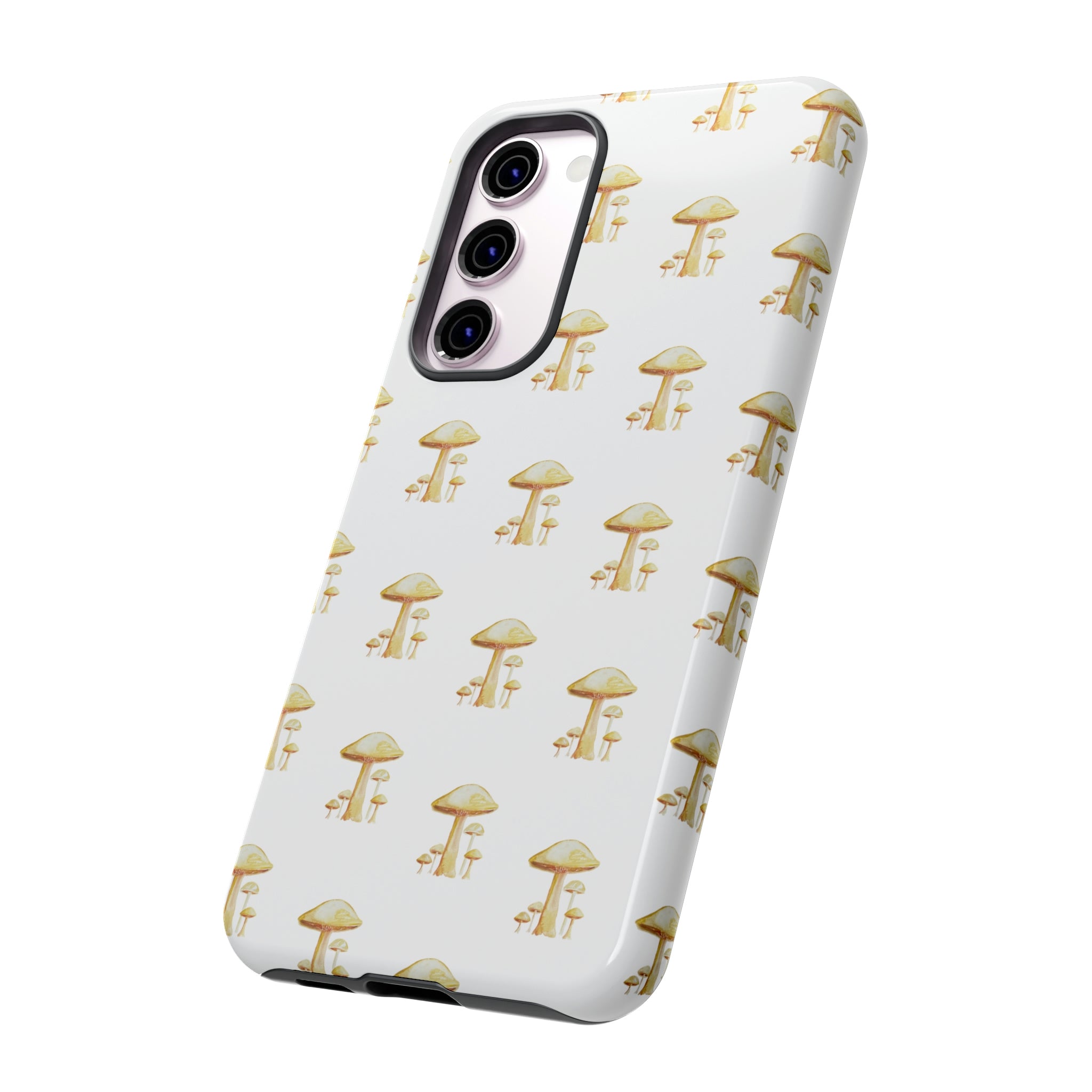 Golden Yellow Mushrooms on Cell Phone Cases | Tough Cases