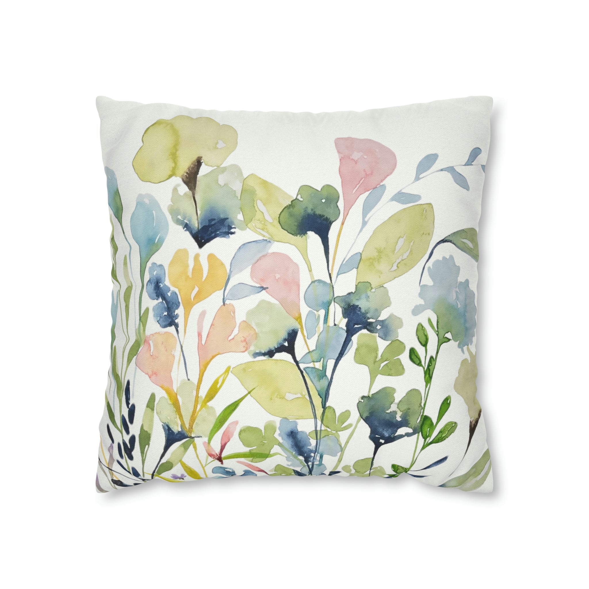 Prairie Wildflowers #2 Botanical Garden Print on Throw Pillow Cover