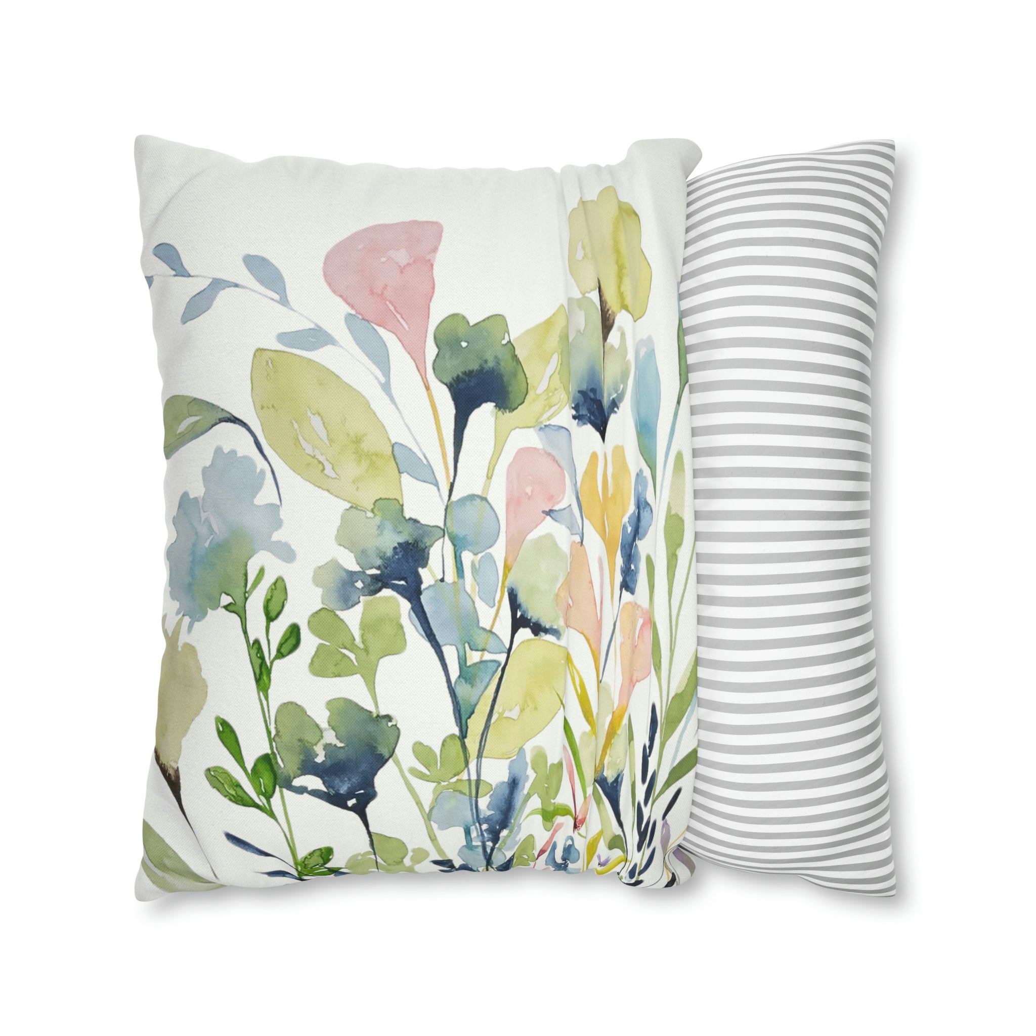 Prairie Wildflowers #2 Botanical Garden Print on Throw Pillow Cover