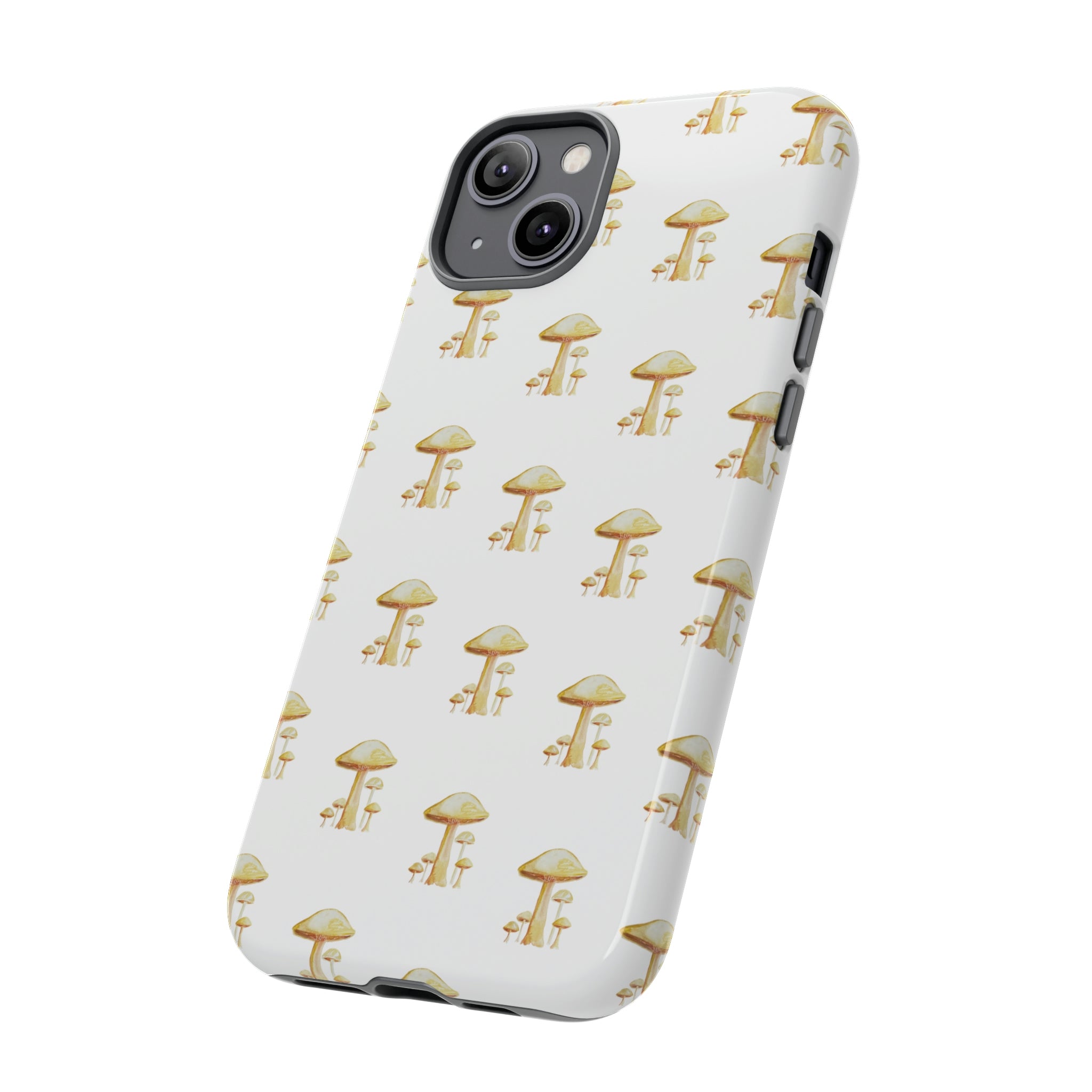 Golden Yellow Mushrooms on Cell Phone Cases | Tough Cases