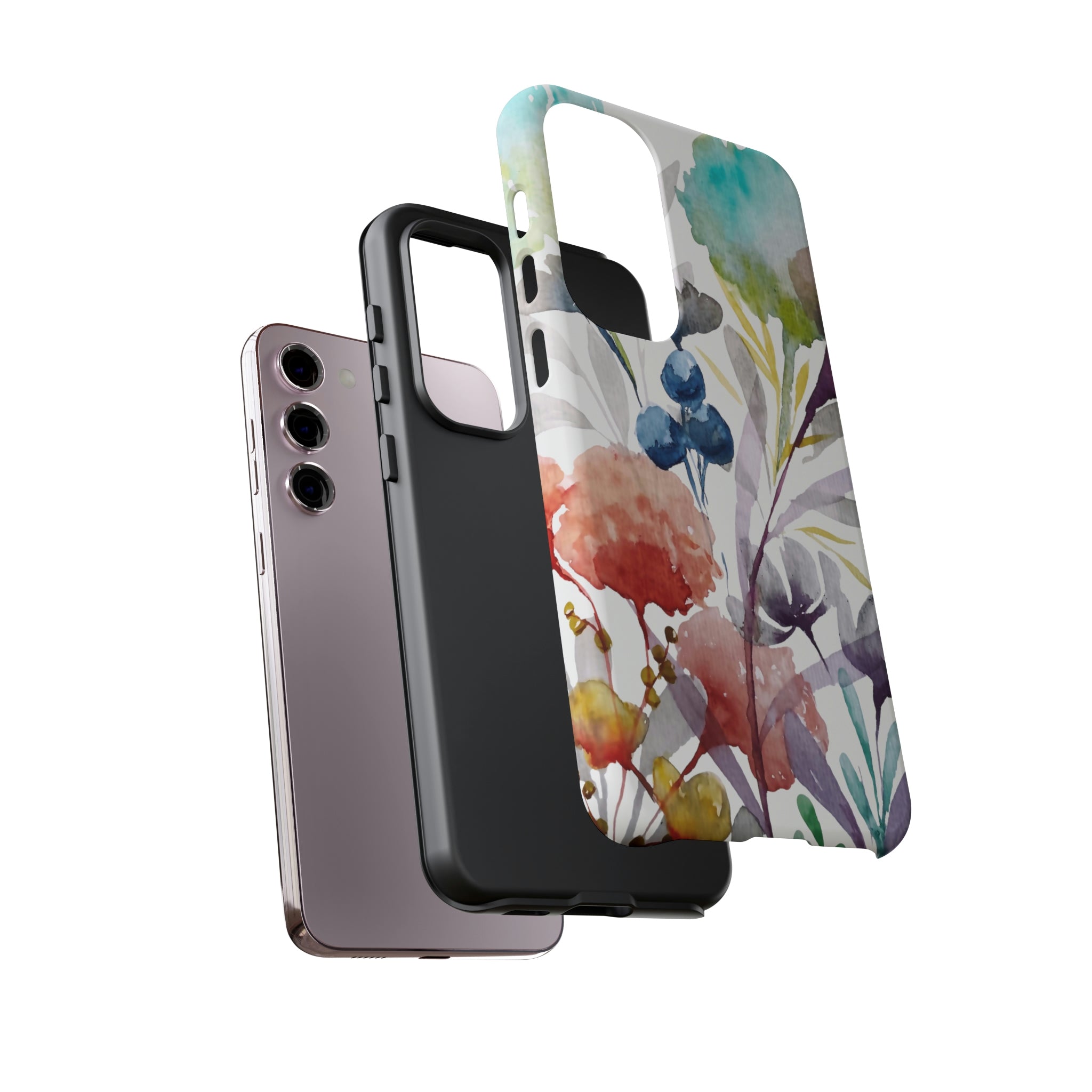 Modern Boho Flowers II on Cell Phone Cases | Tough Cases