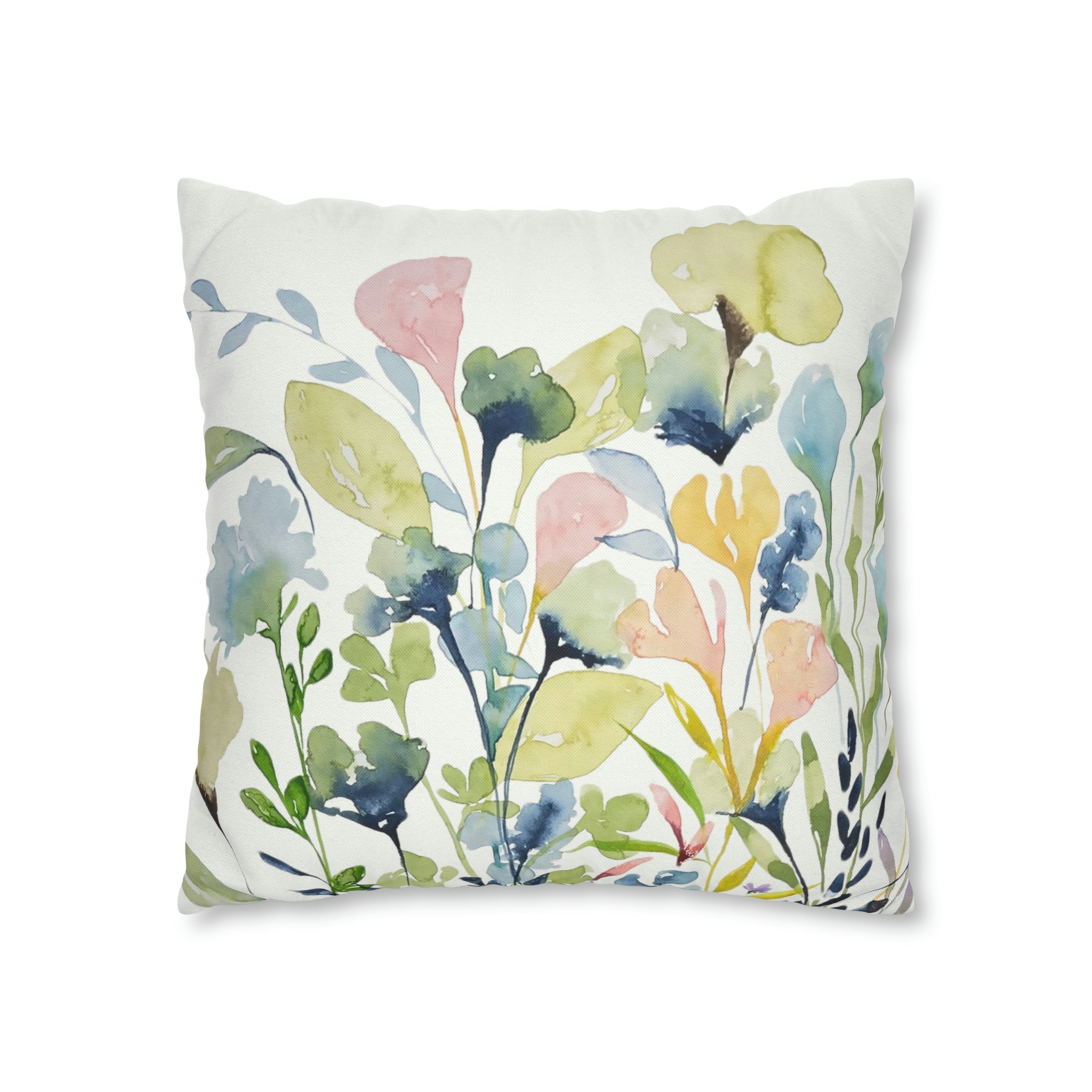 Prairie Wildflowers #2 Botanical Garden Print on Throw Pillow Cover