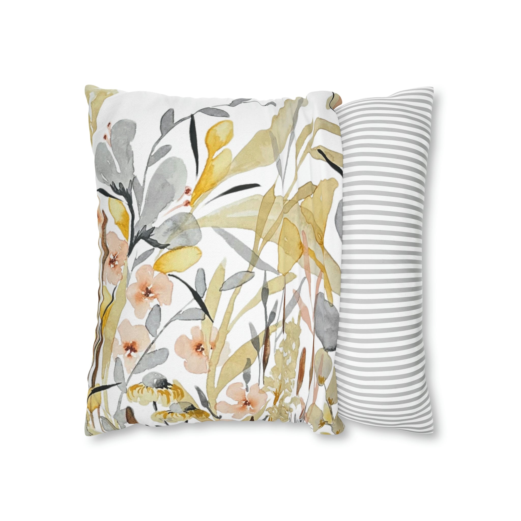 Soflora Botanical Garden Print on Throw Pillow Cover