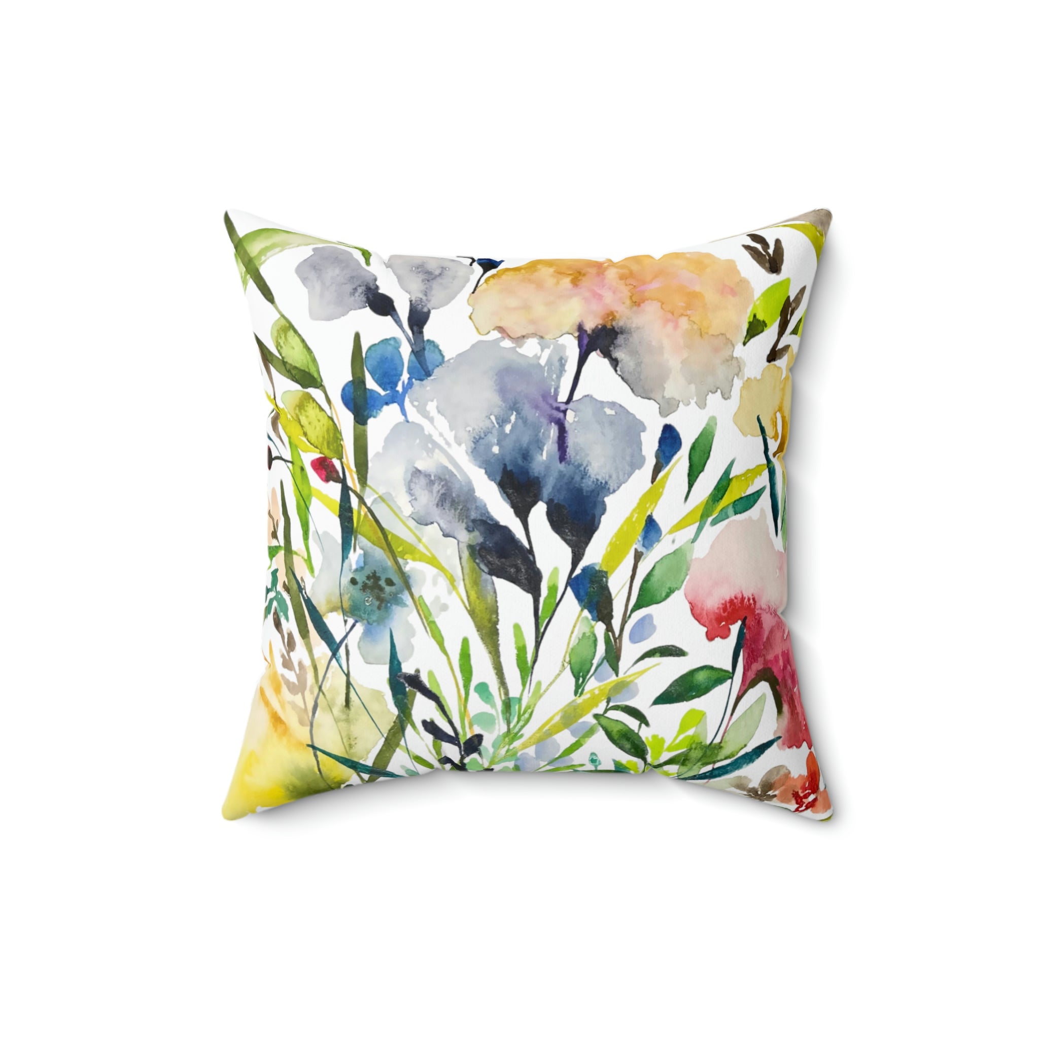 Flowers #4 Botanical Print on Throw Pillow Cover