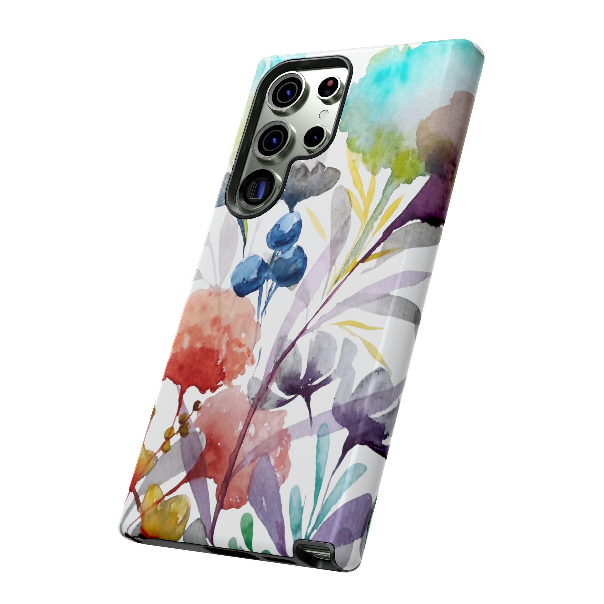 Modern Boho Flowers II on Cell Phone Cases | Tough Cases