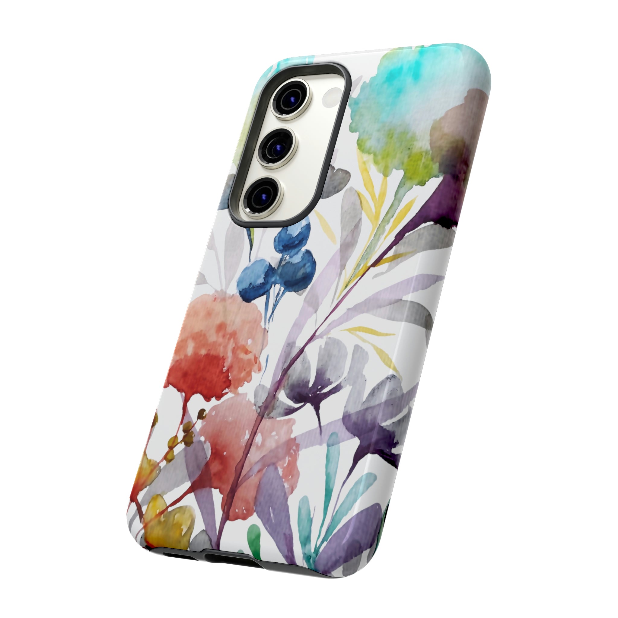 Modern Boho Flowers II on Cell Phone Cases | Tough Cases