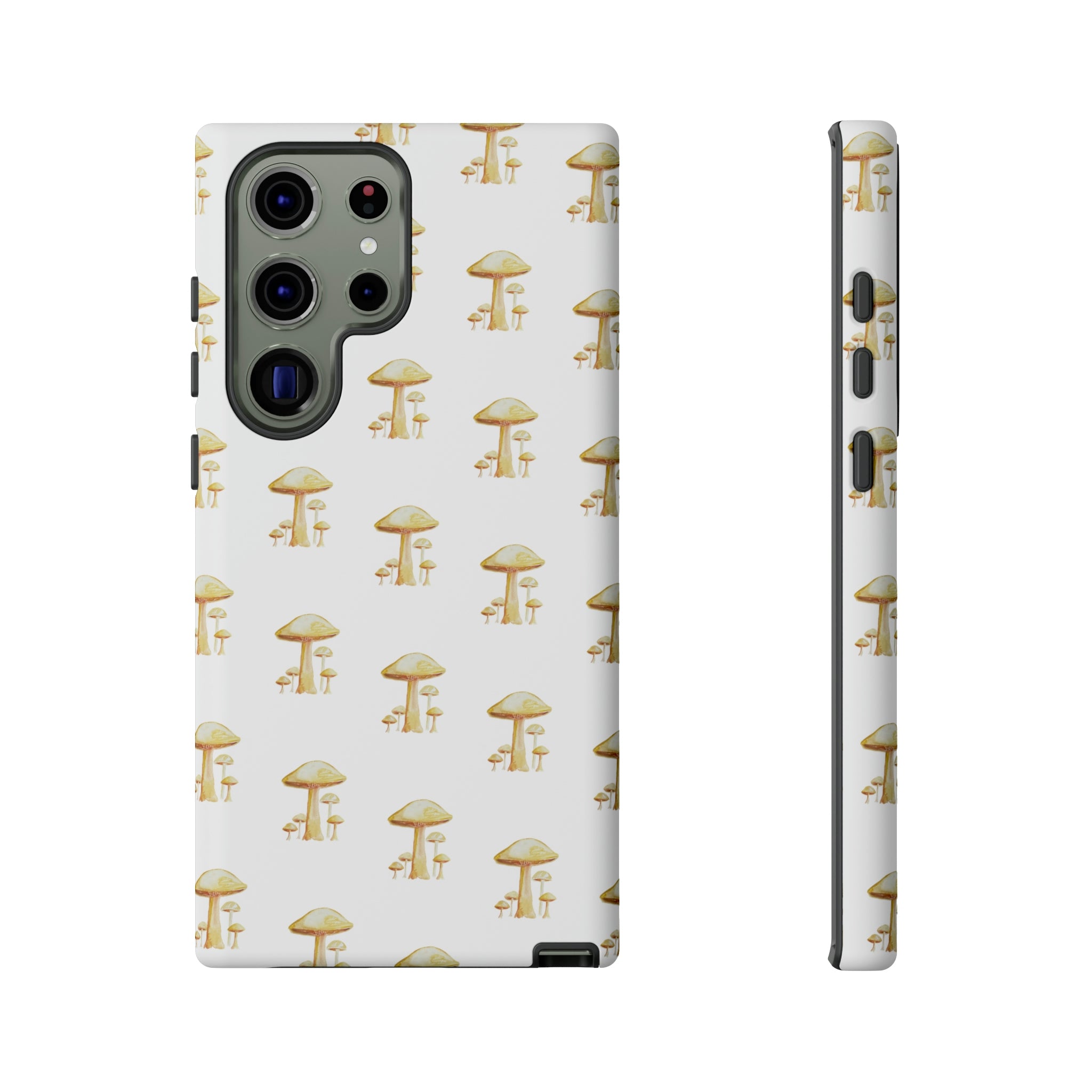 Golden Yellow Mushrooms on Cell Phone Cases | Tough Cases