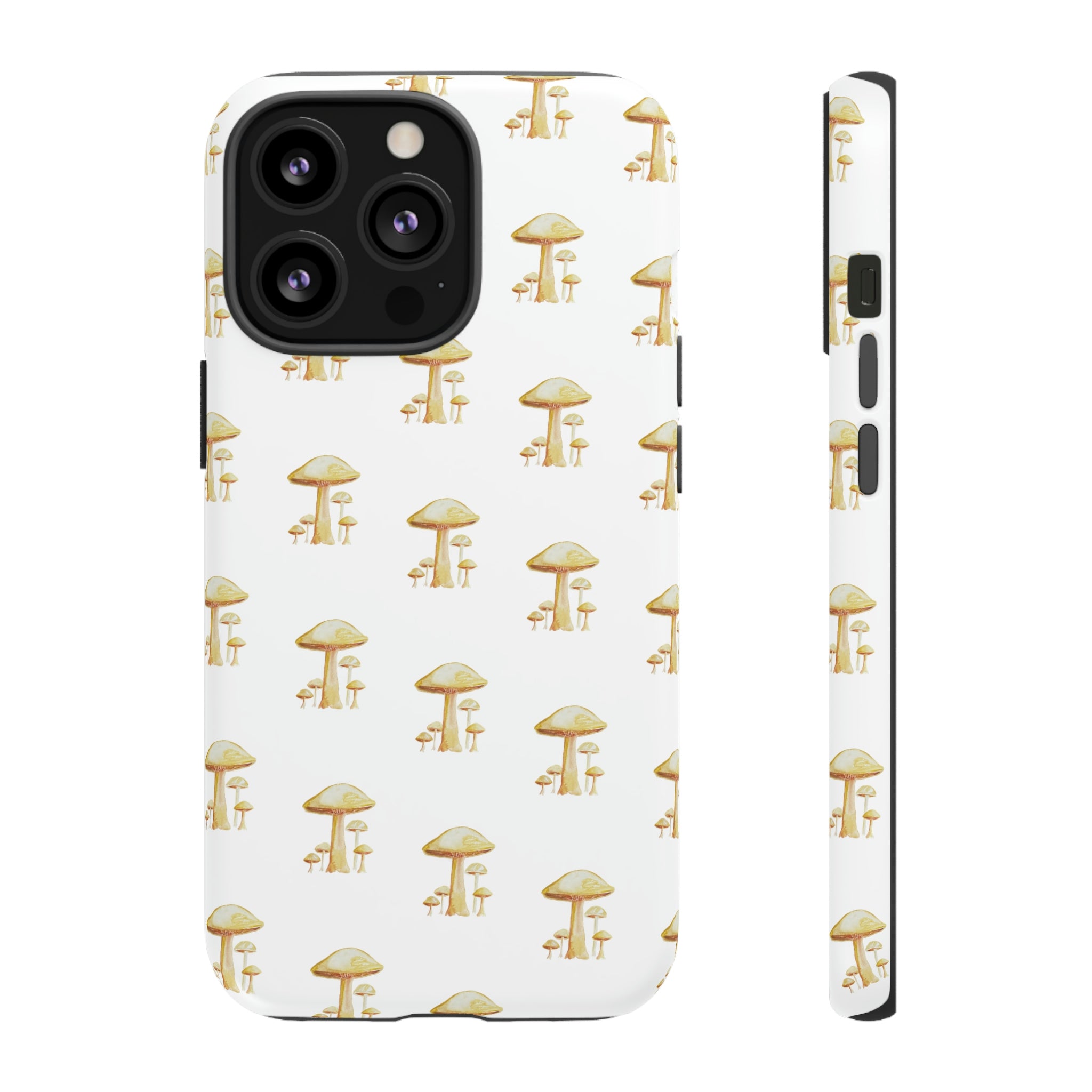 Golden Yellow Mushrooms on Cell Phone Cases | Tough Cases