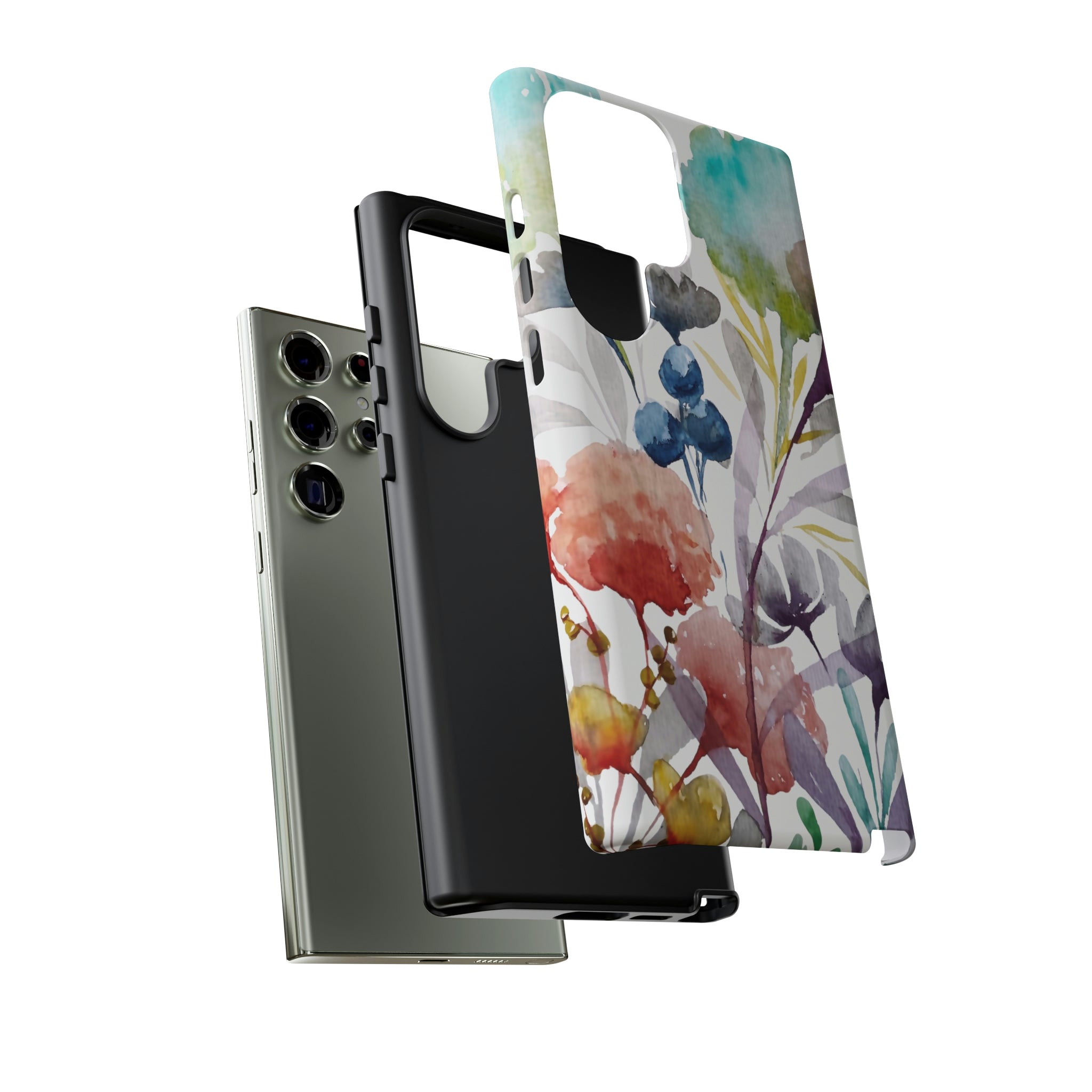 Modern Boho Flowers II on Cell Phone Cases | Tough Cases