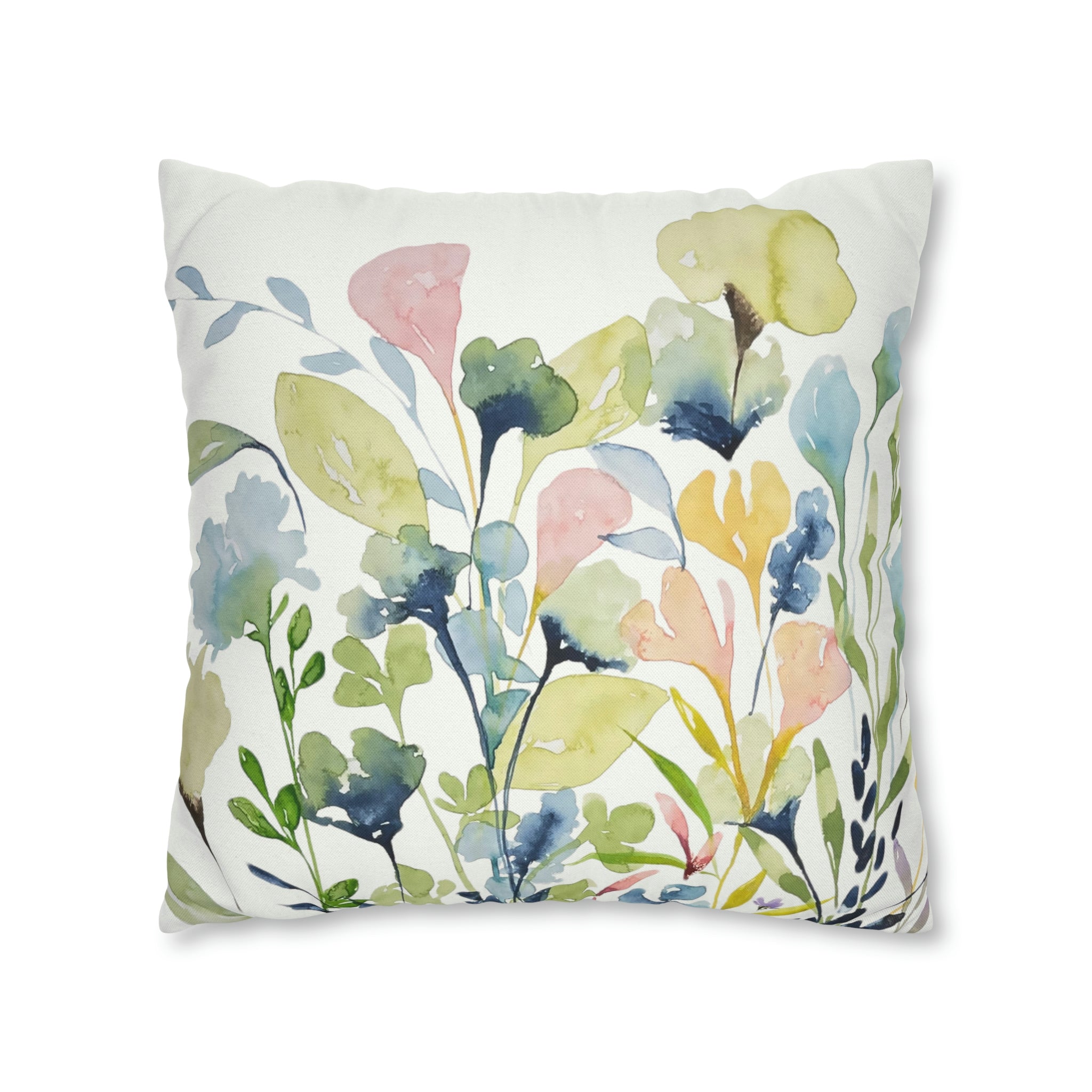 Prairie Wildflowers #2 Botanical Garden Print on Throw Pillow Cover