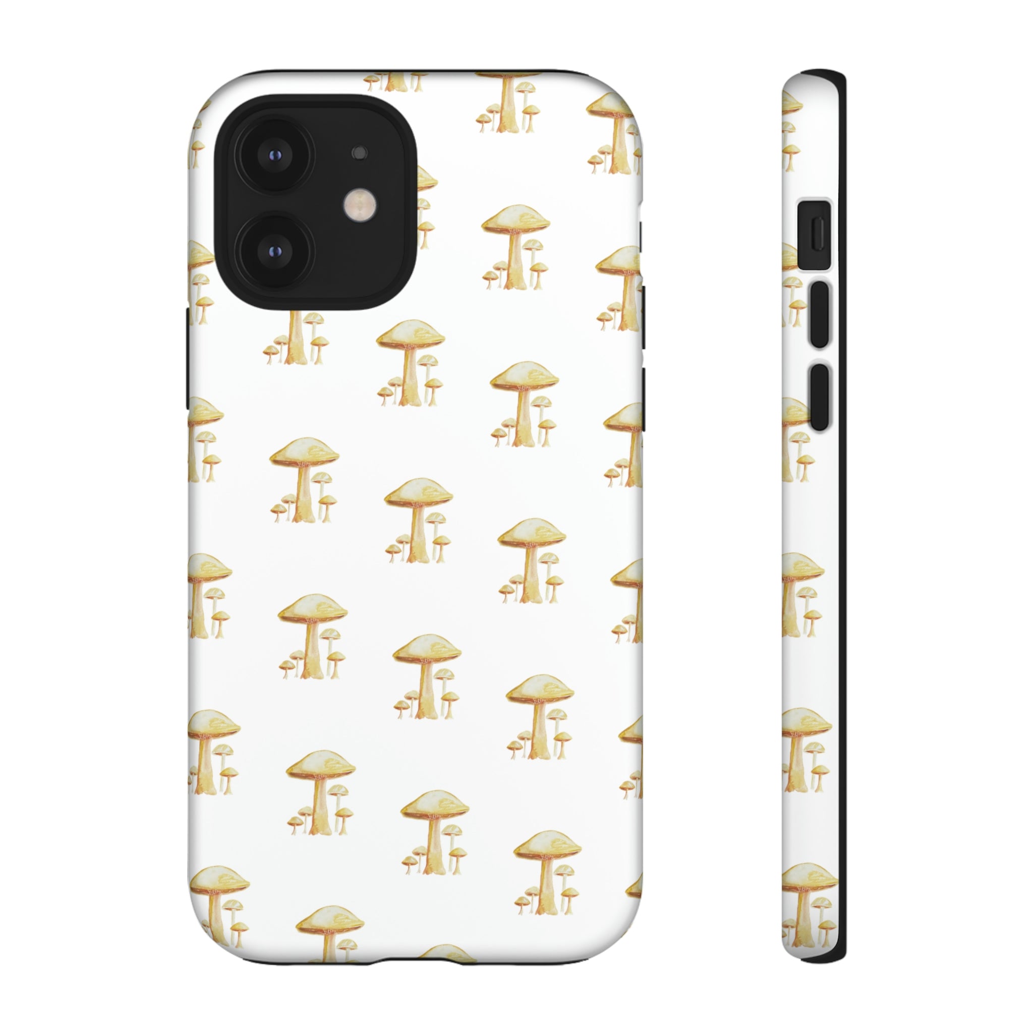 Golden Yellow Mushrooms on Cell Phone Cases | Tough Cases