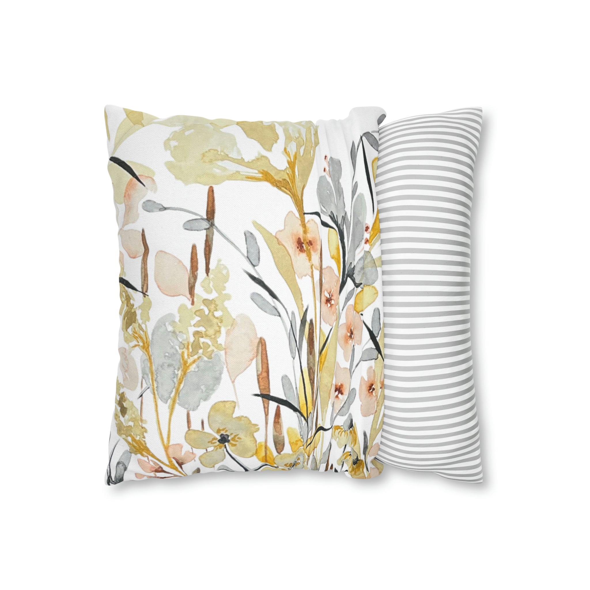 Soflora Botanical Garden Print on Throw Pillow Cover